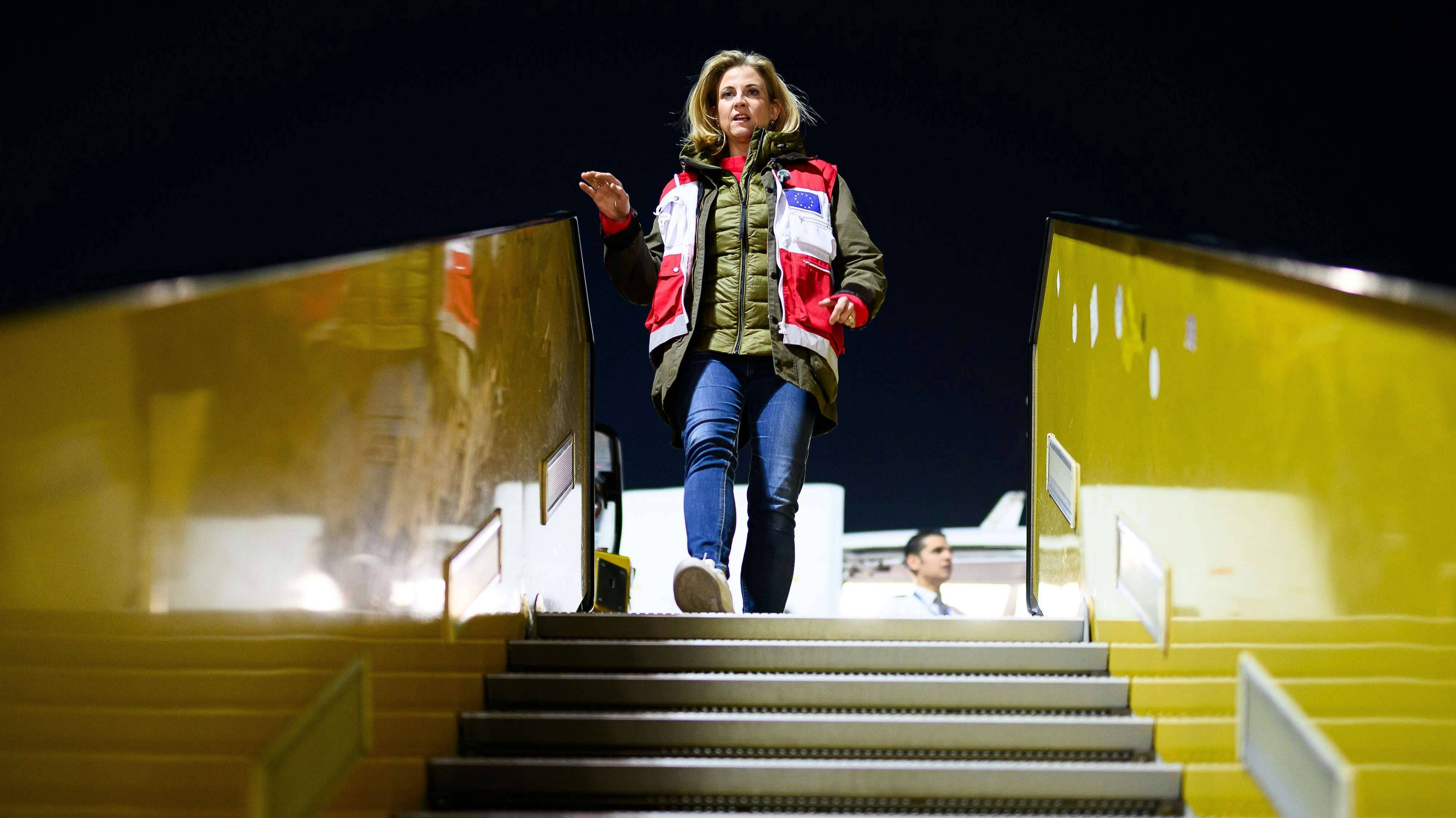 ... aber dann geht es los, die Stairway to Heaven runter ...