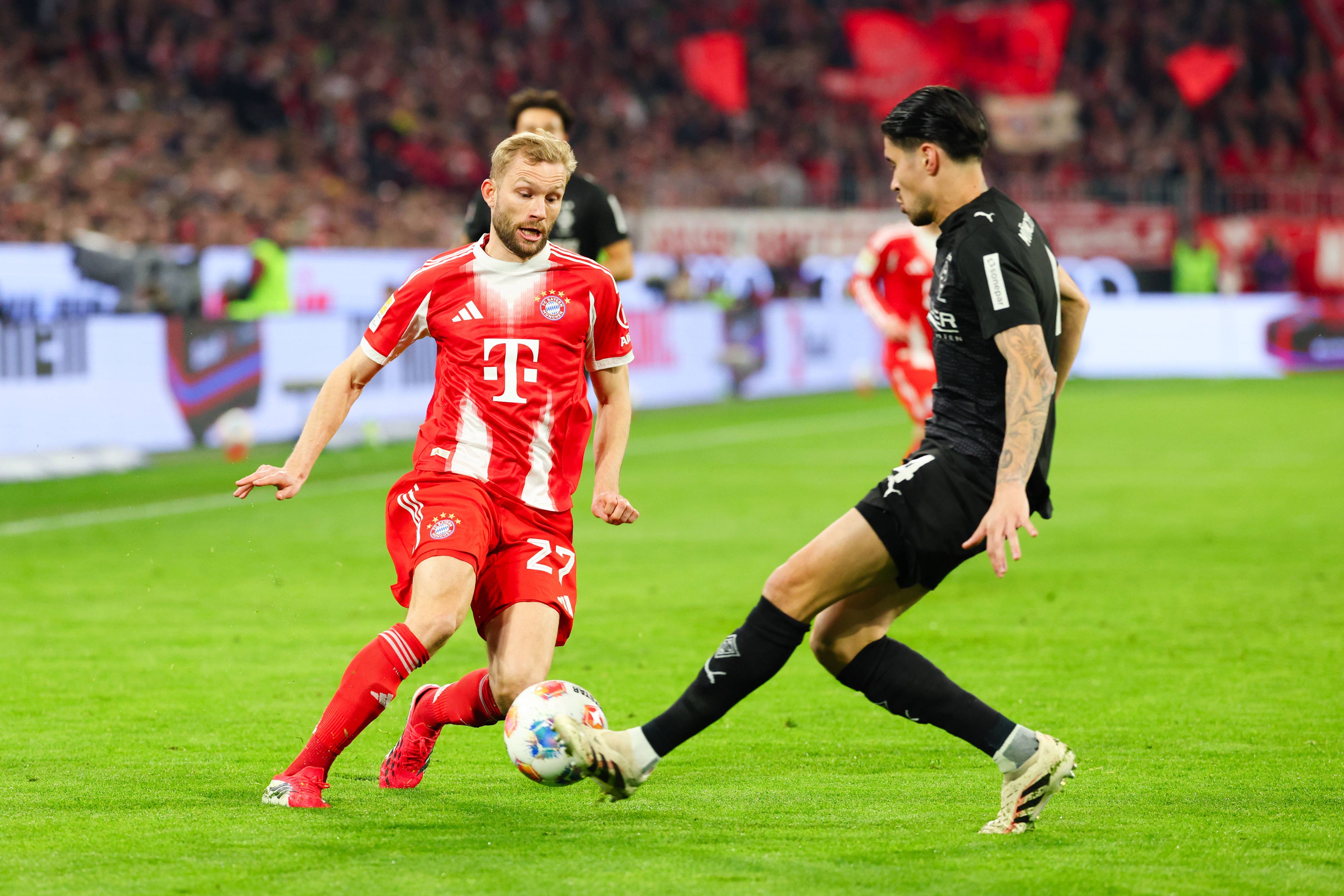 Konrad Laimer im Einsatz.