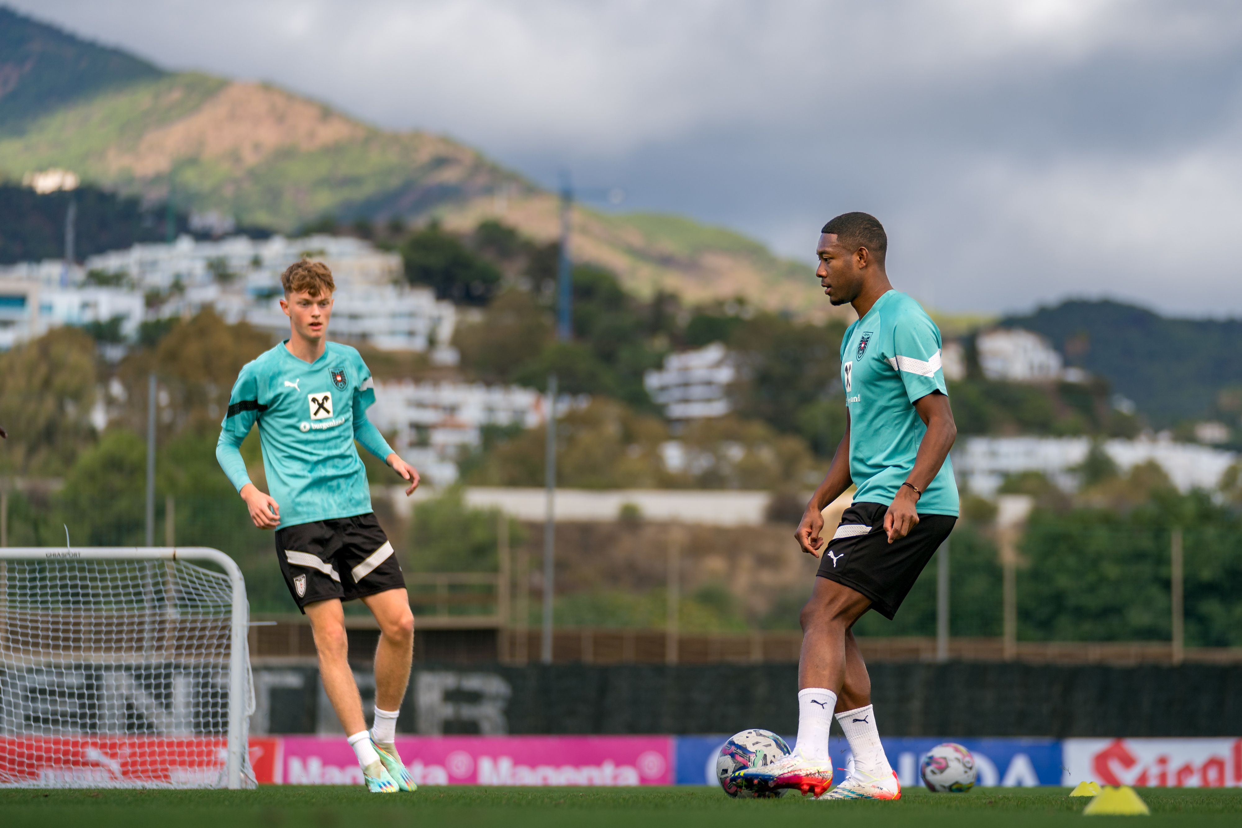 Paul Wanner und David Alaba.