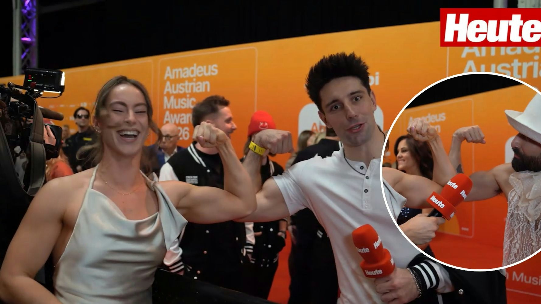 Vero zeigt ihre Muckis.