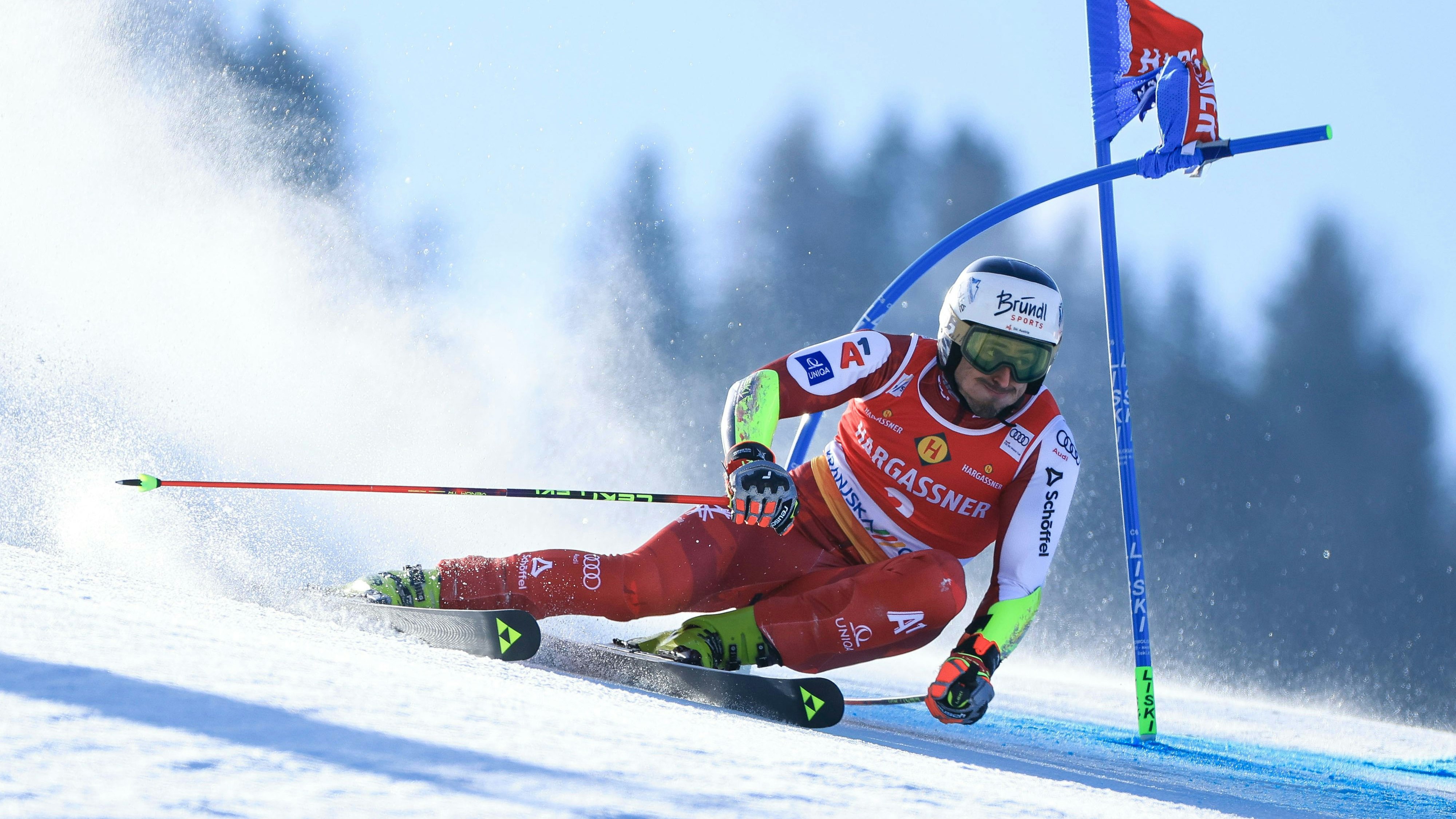 Österreichs Top-Riesentorläufer Stefan Brennsteiner. 