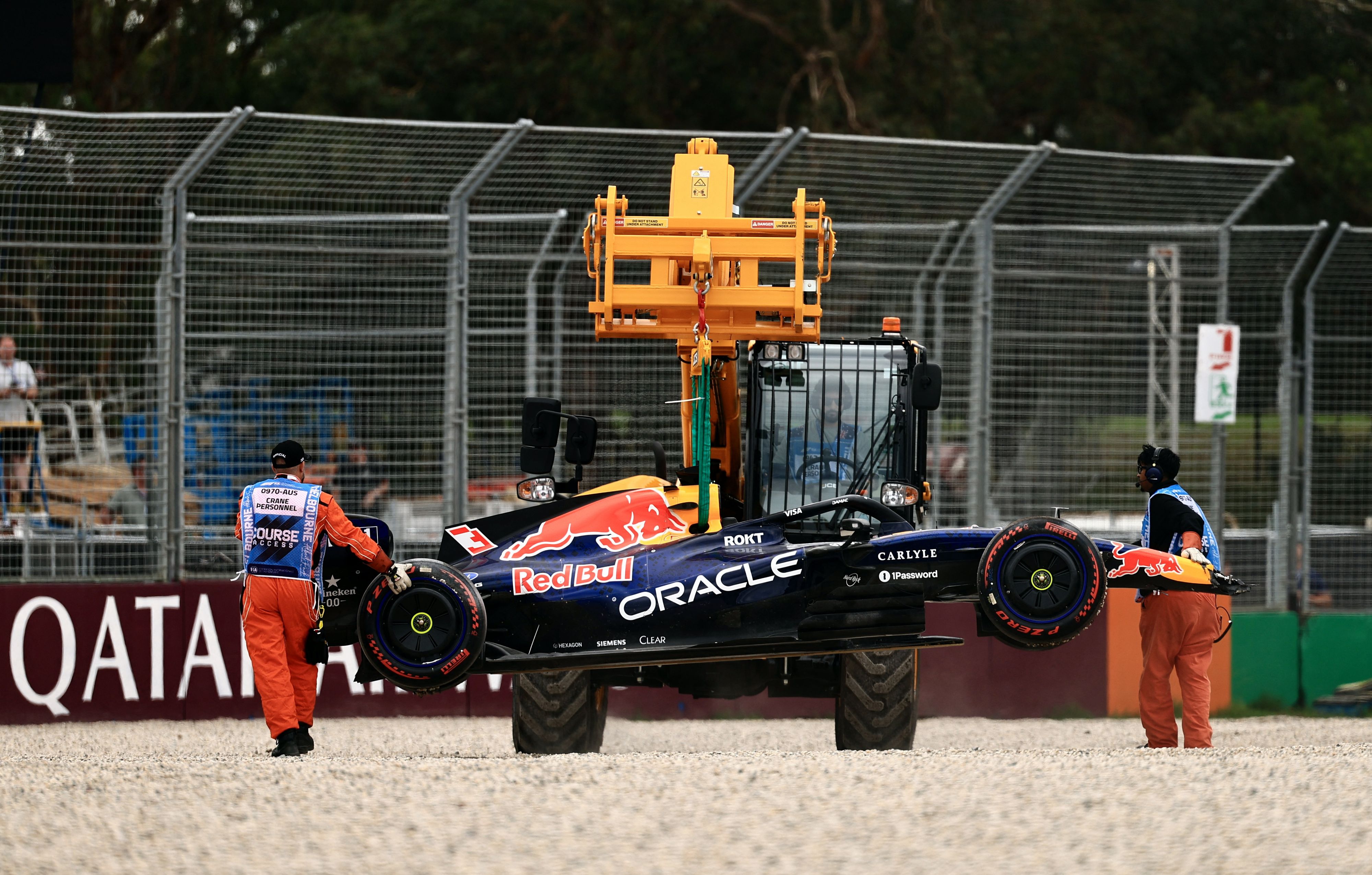 Der heftige Crash von Red-Bull-Star Max Verstappen. 