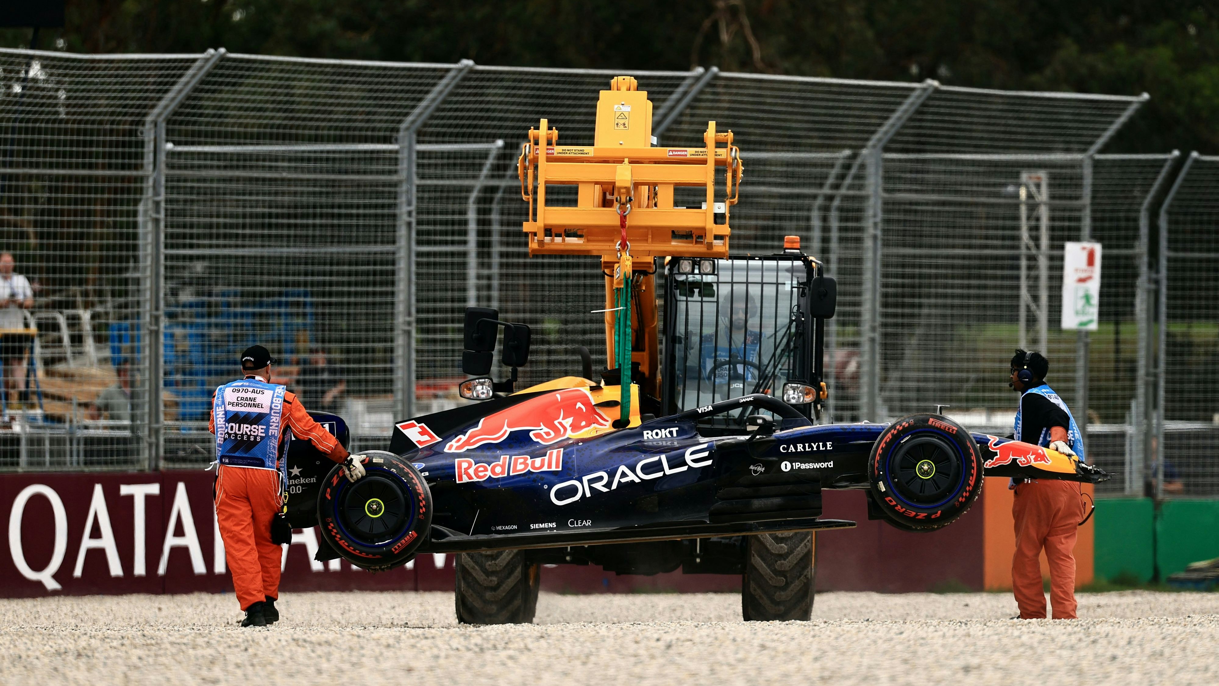 Der heftige Crash von Red-Bull-Star Max Verstappen. 