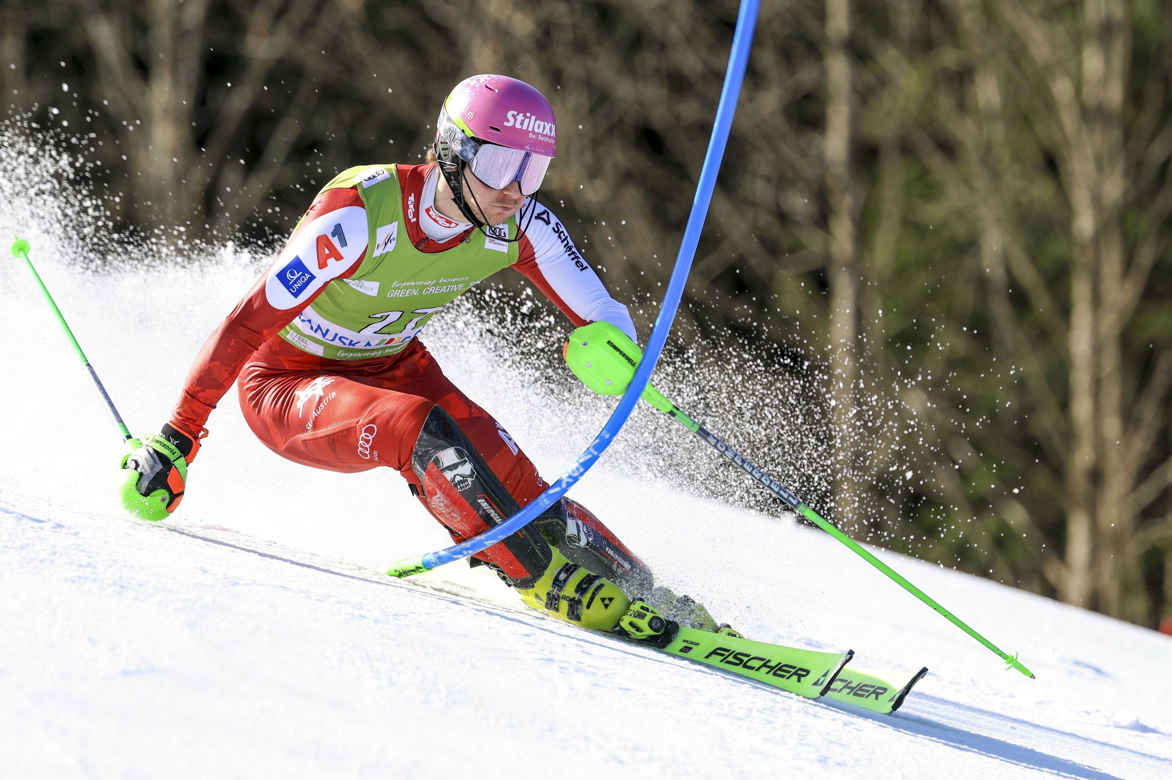 Dominik Raschner machte mit einem starken zweiten Lauf 23 Plätze gut.