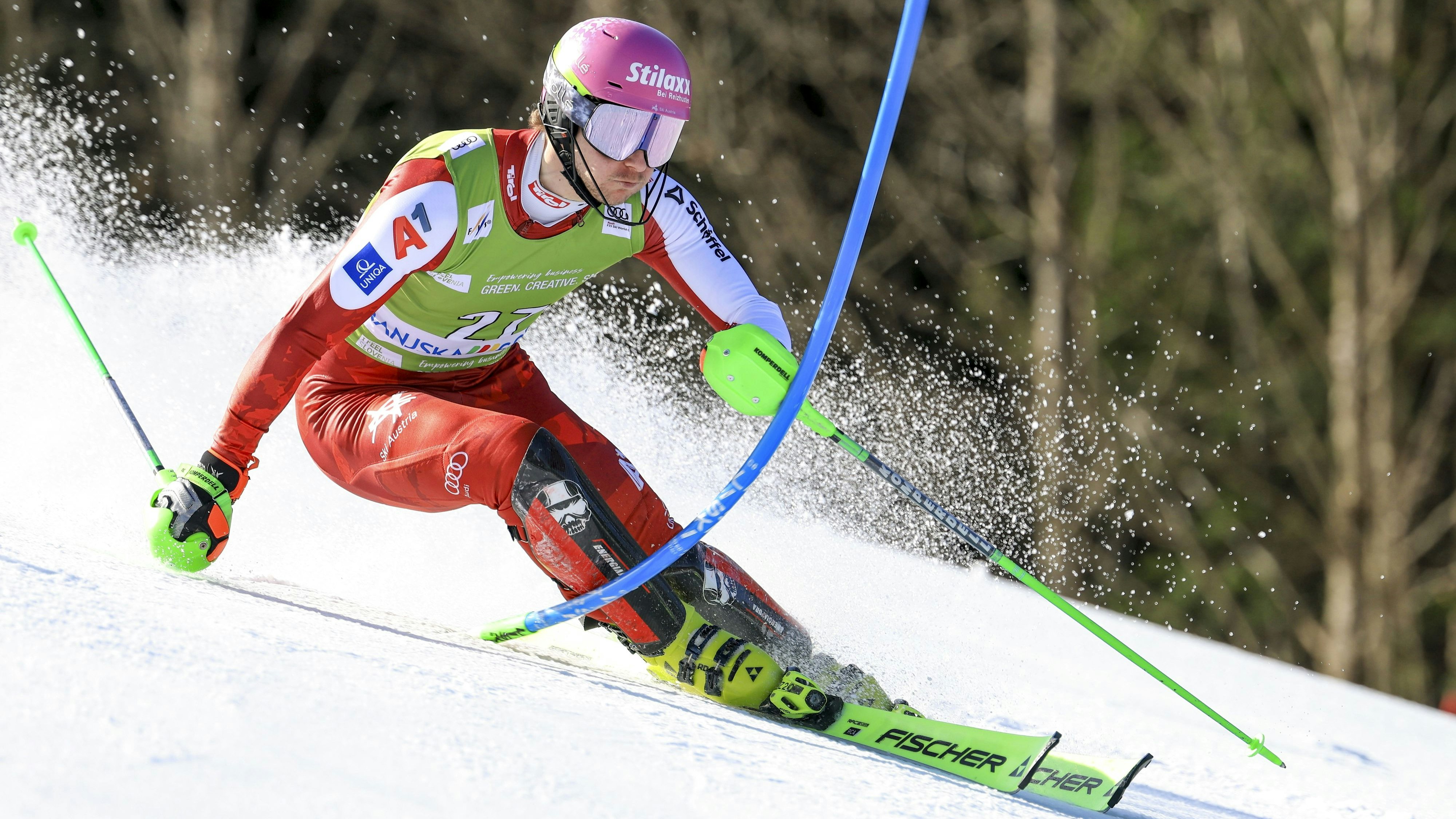 Dominik Raschner machte mit einem starken zweiten Lauf 20 Plätze gut. 