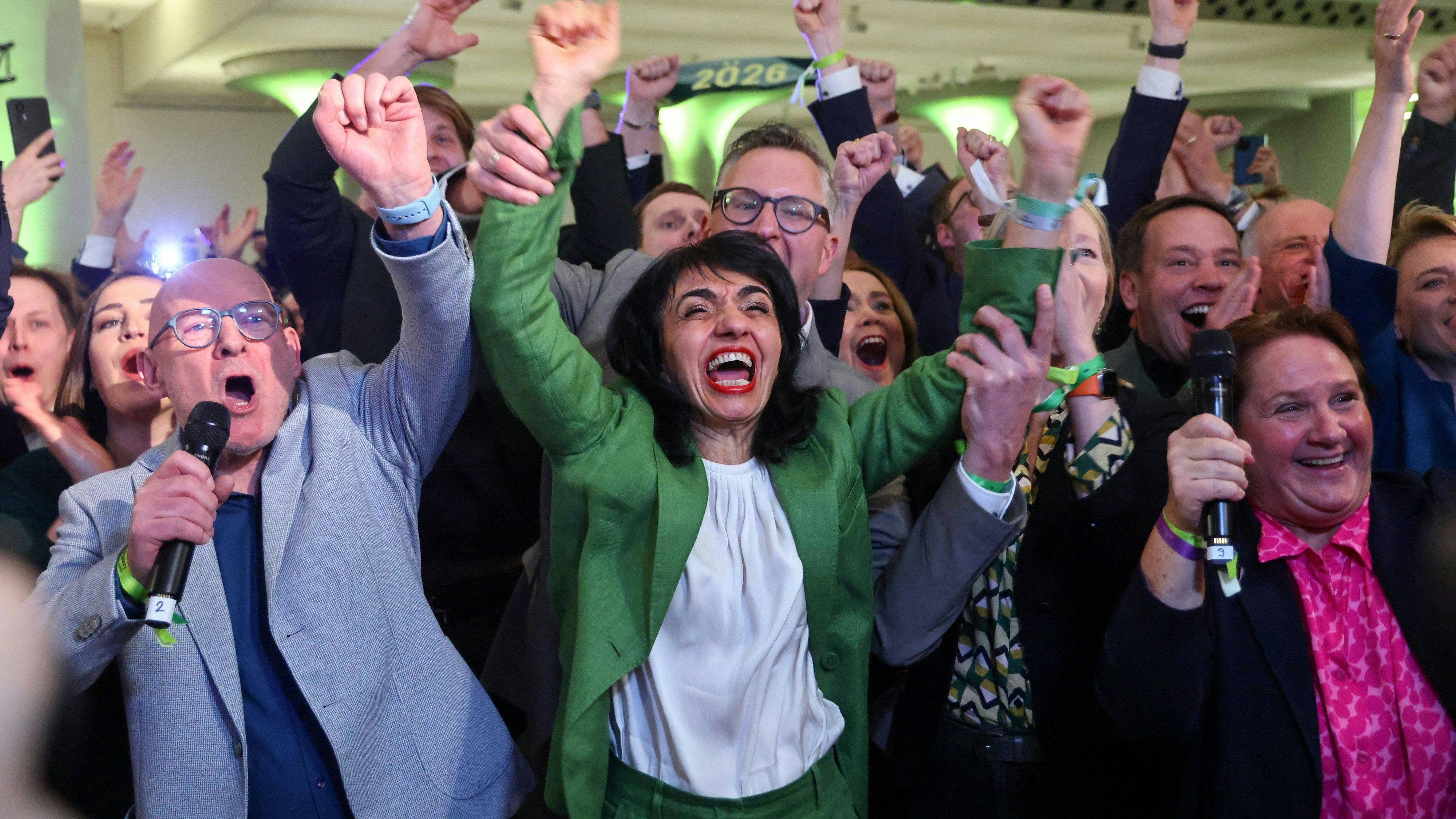 Die Grünen sind bei Landtagswahl in Baden-Württemberg vor der CDU.