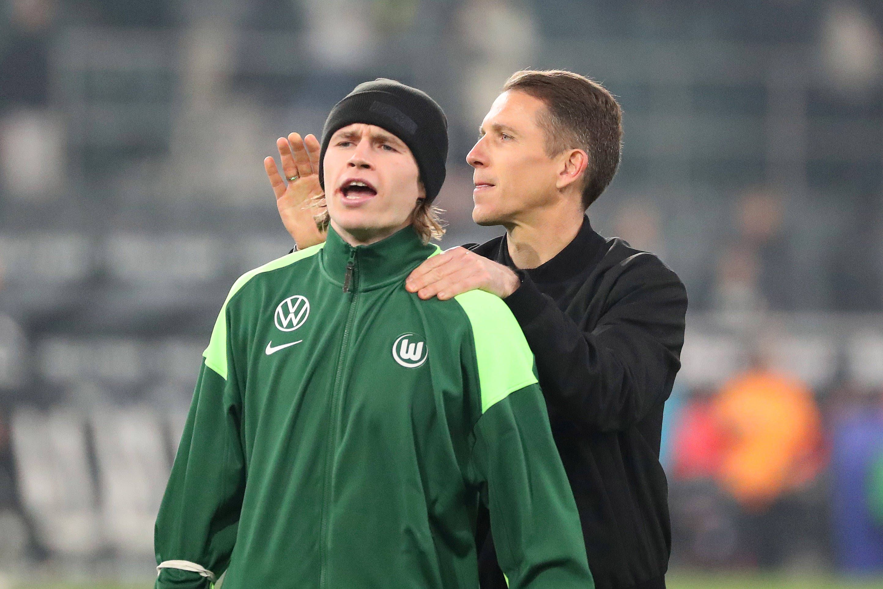 ÖFB-Star Patrick Wimmer und Trainer Daniel Bauer. 