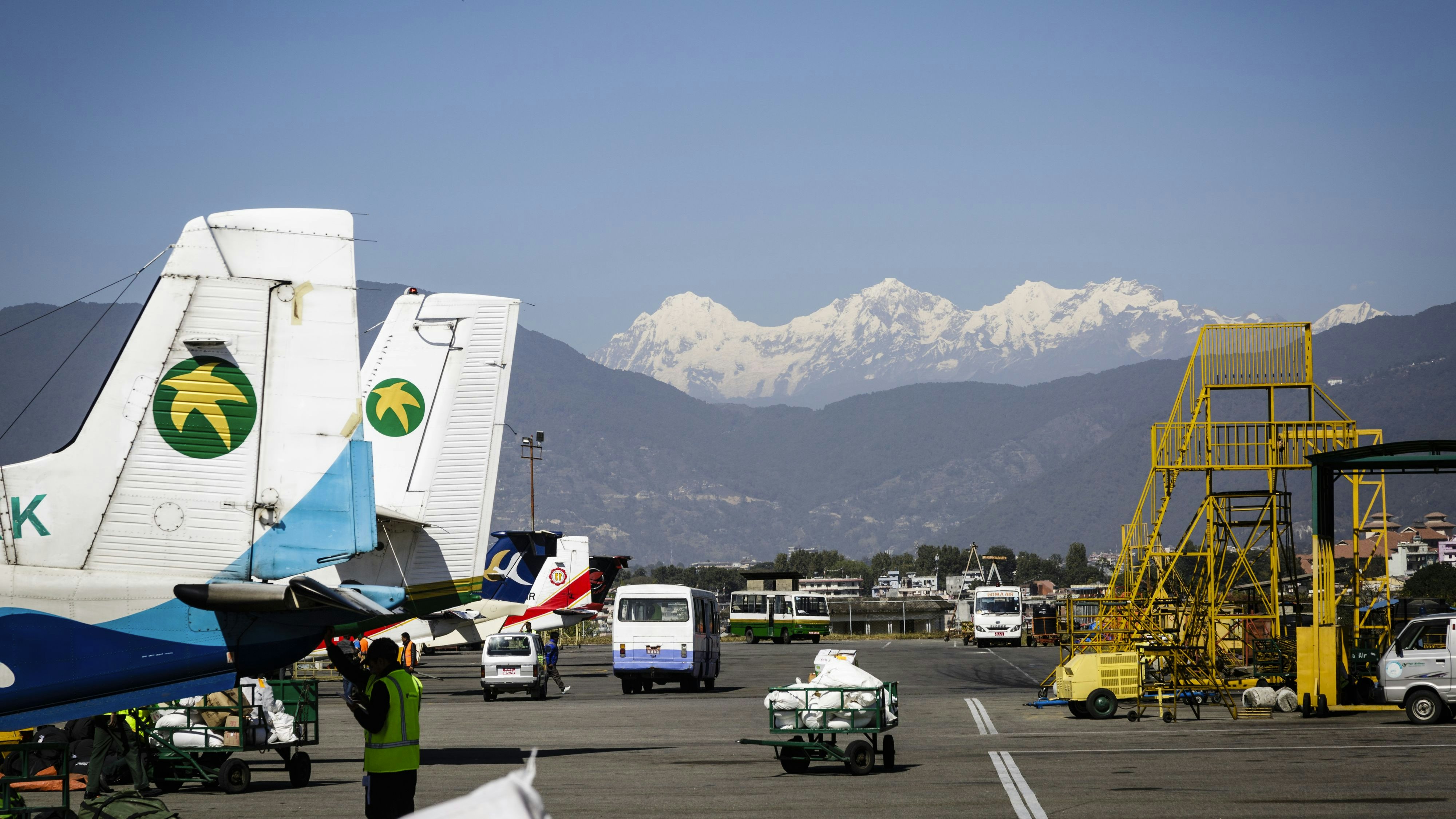 Der Rückflug aus Kathmandu wurde auf 11. April verschoben. 