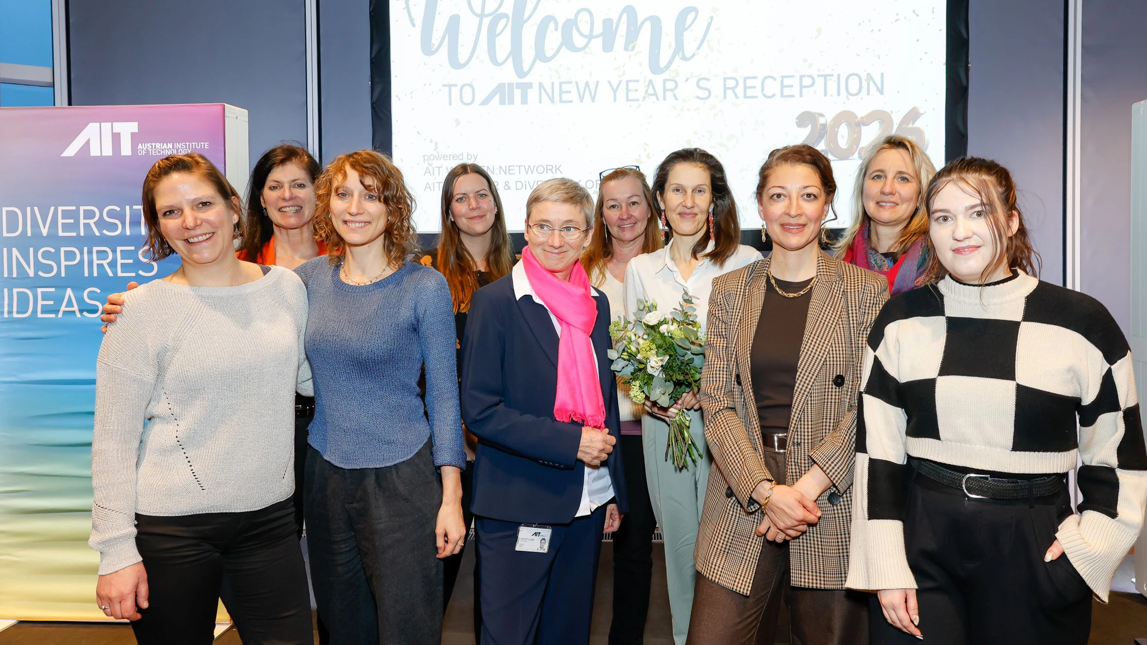 Brigitte Bach, Geschäftsführerin und Sprecherin der Geschäftsführung AIT Austrian Institute of Technologe mit dem AIT Women:Network.