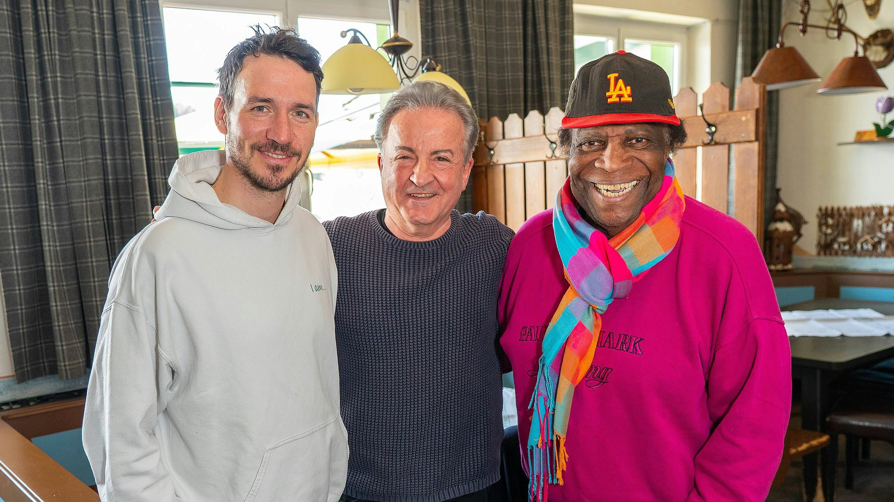 25. Promiskirennen, Alpengasthof Eichtbauer, Stuhleck Schigebiet, Steiermark, 6.3.2026, -  Felix NEUREUTHER, Roberto BLANCO, Kurt FAIST 