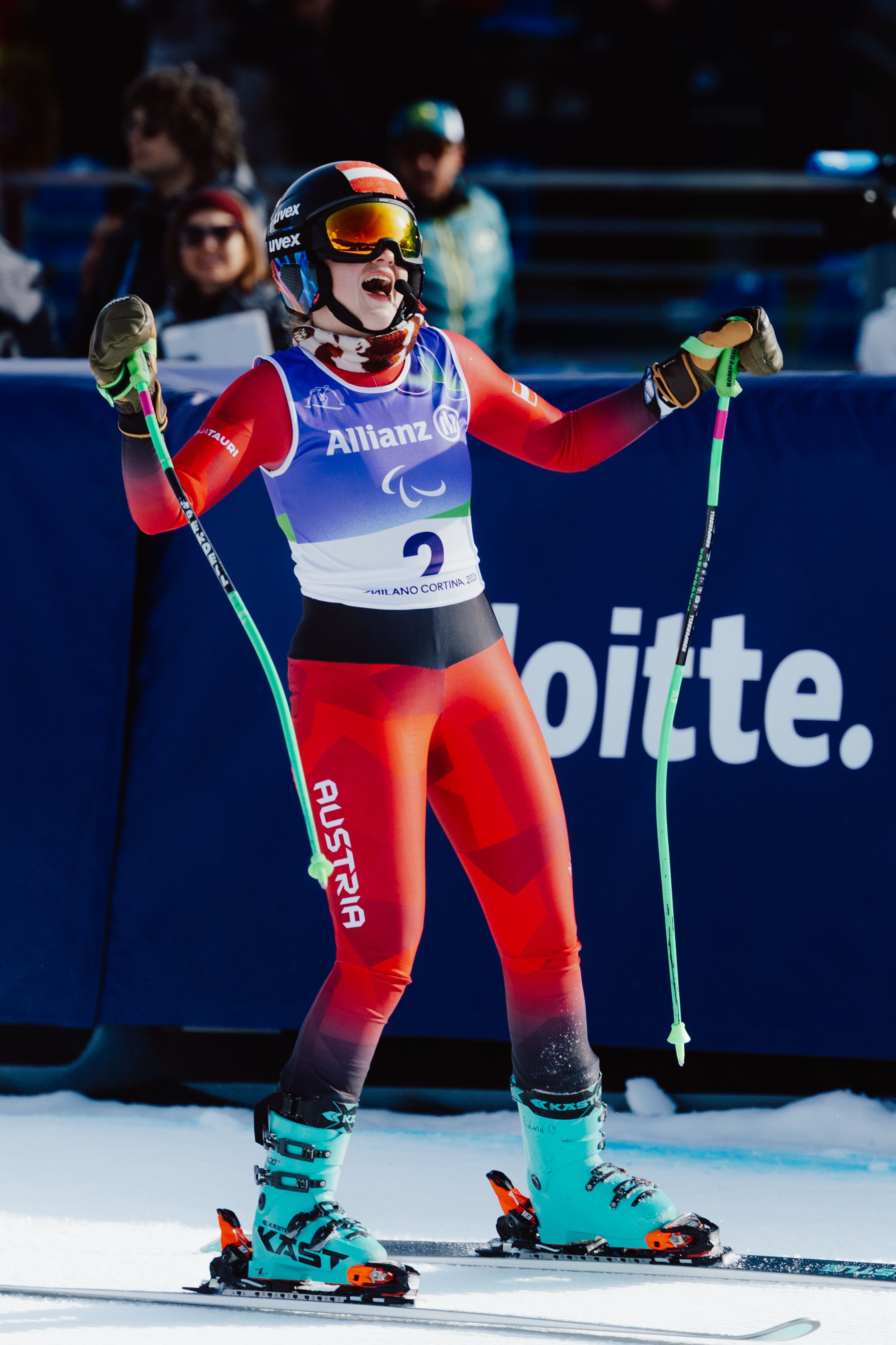 Aigner gewinnt Silber im Super-G.