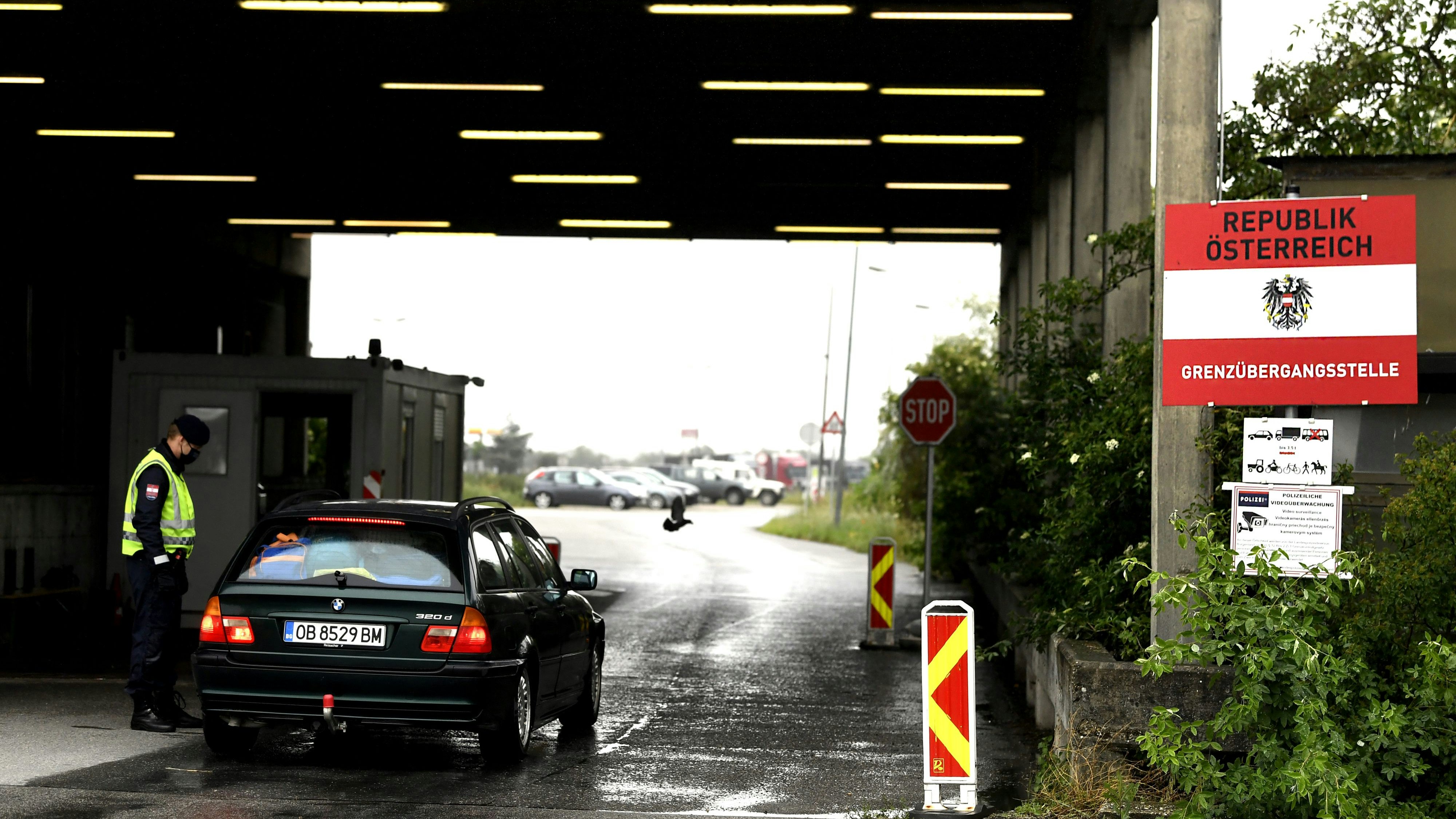 Am Grenzübergang Nickelsdorf wurde das Baby gefunden.