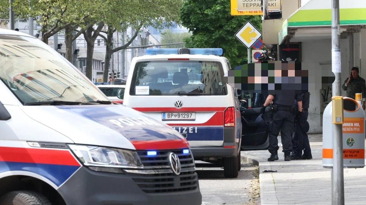 Der Verdächtiger wurde auf offener Straße festgenommen.