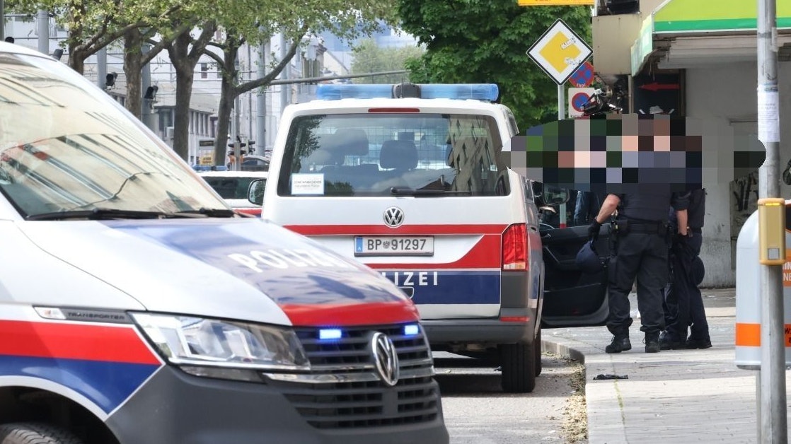 Der Verdächtiger wurde auf offener Straße festgenommen.