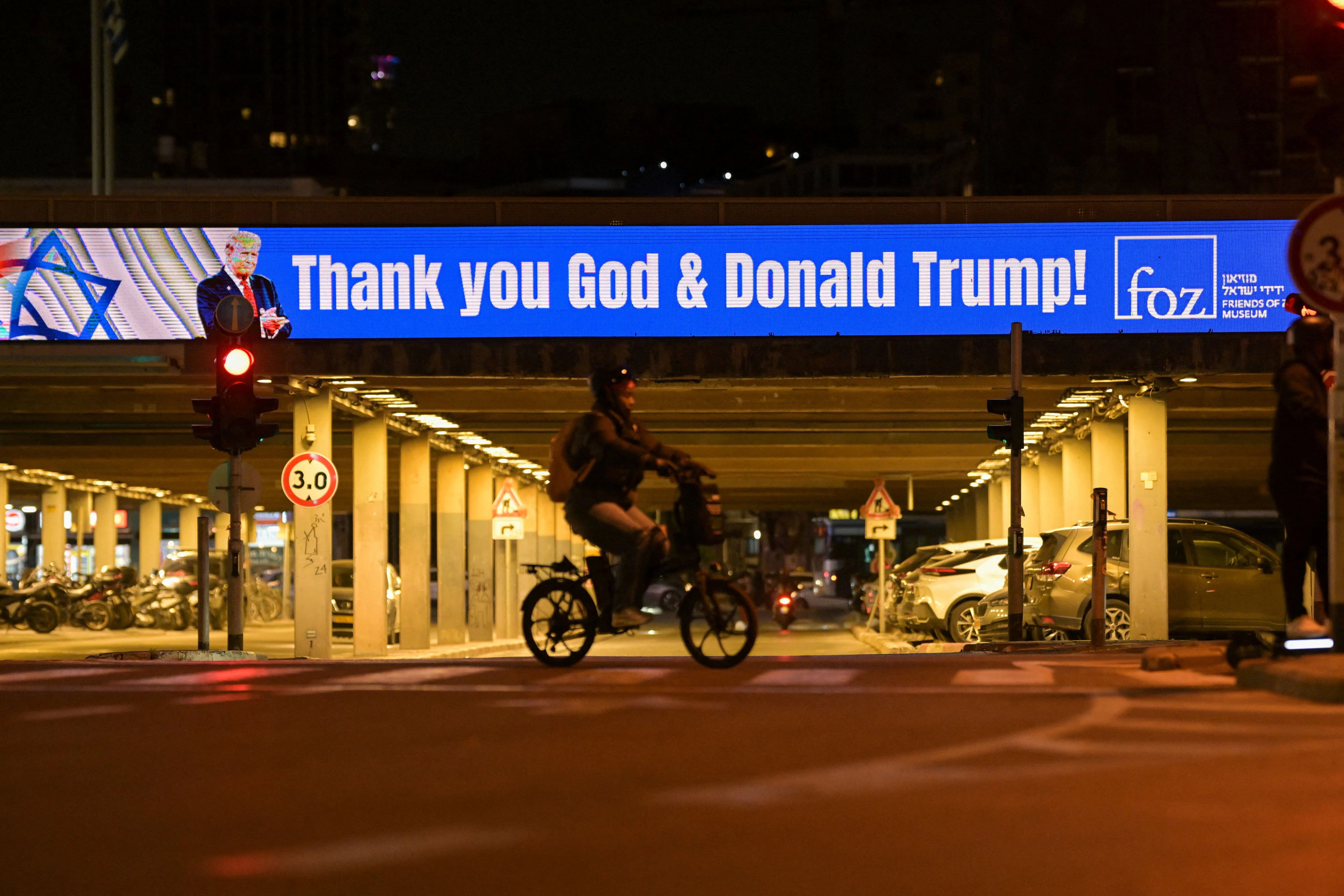 Donald Trump erfreut sich in Israel nach wie vor großer Beliebtheit
