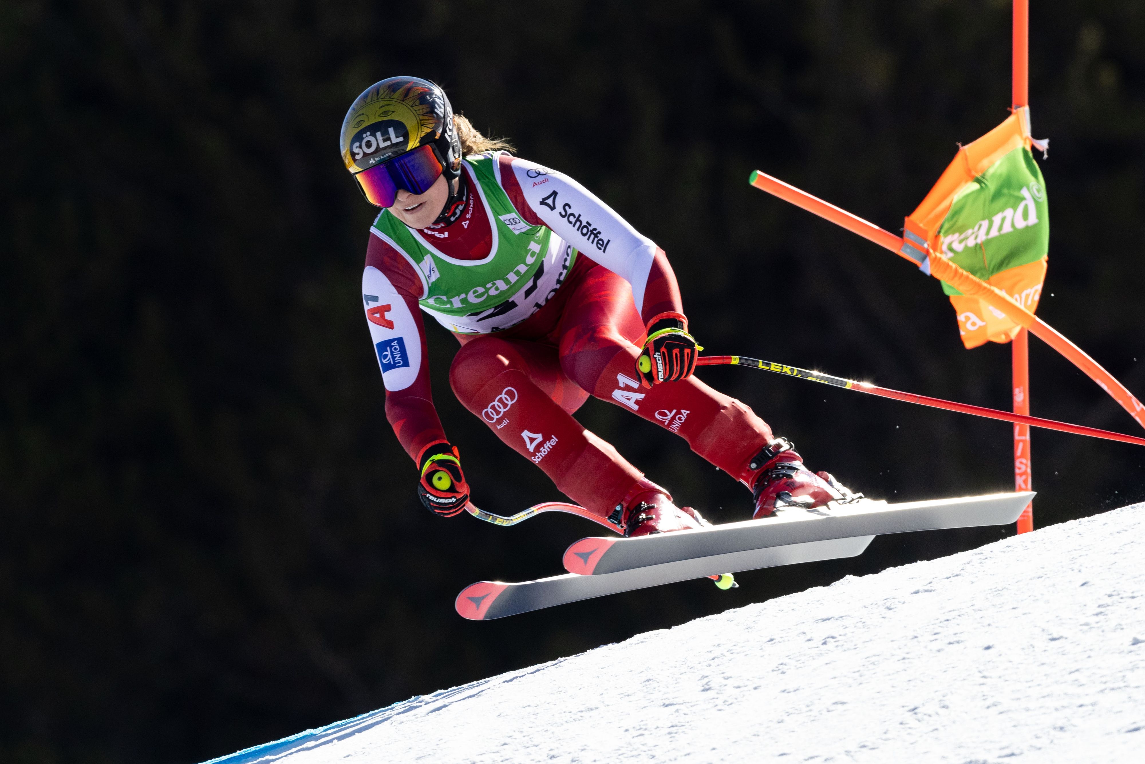 Ski-Ass Christina Ager hört auf. 