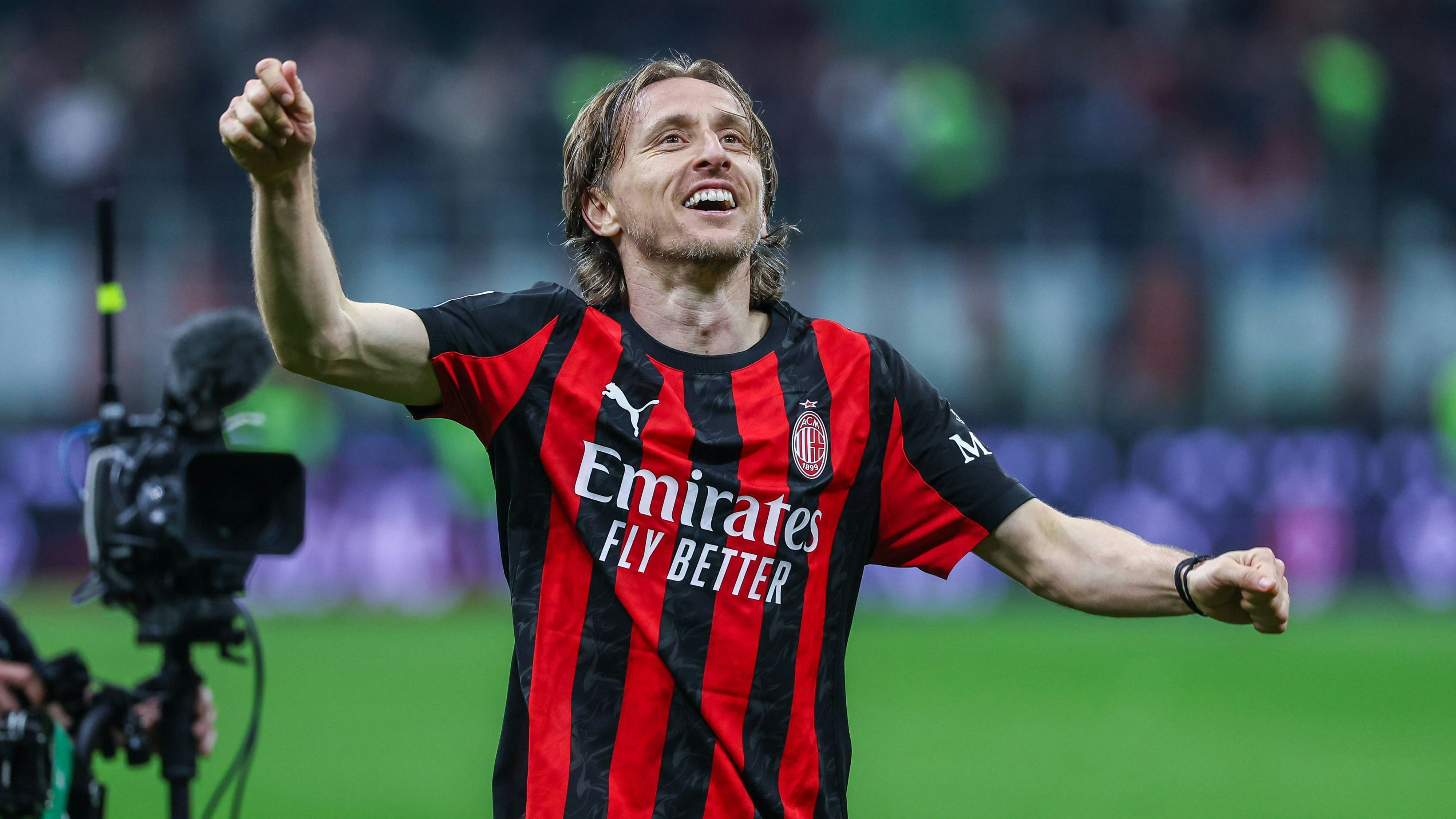 Fußball–Star Luka Modric. 