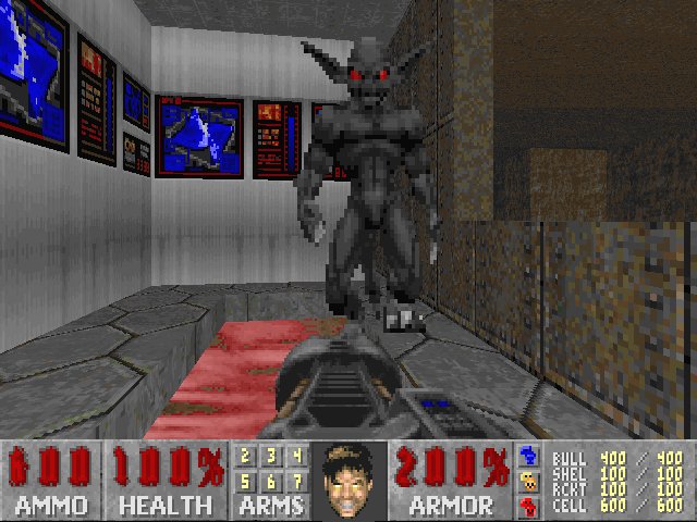 Ein Screenshot aus dem Ego-Shooter Doom