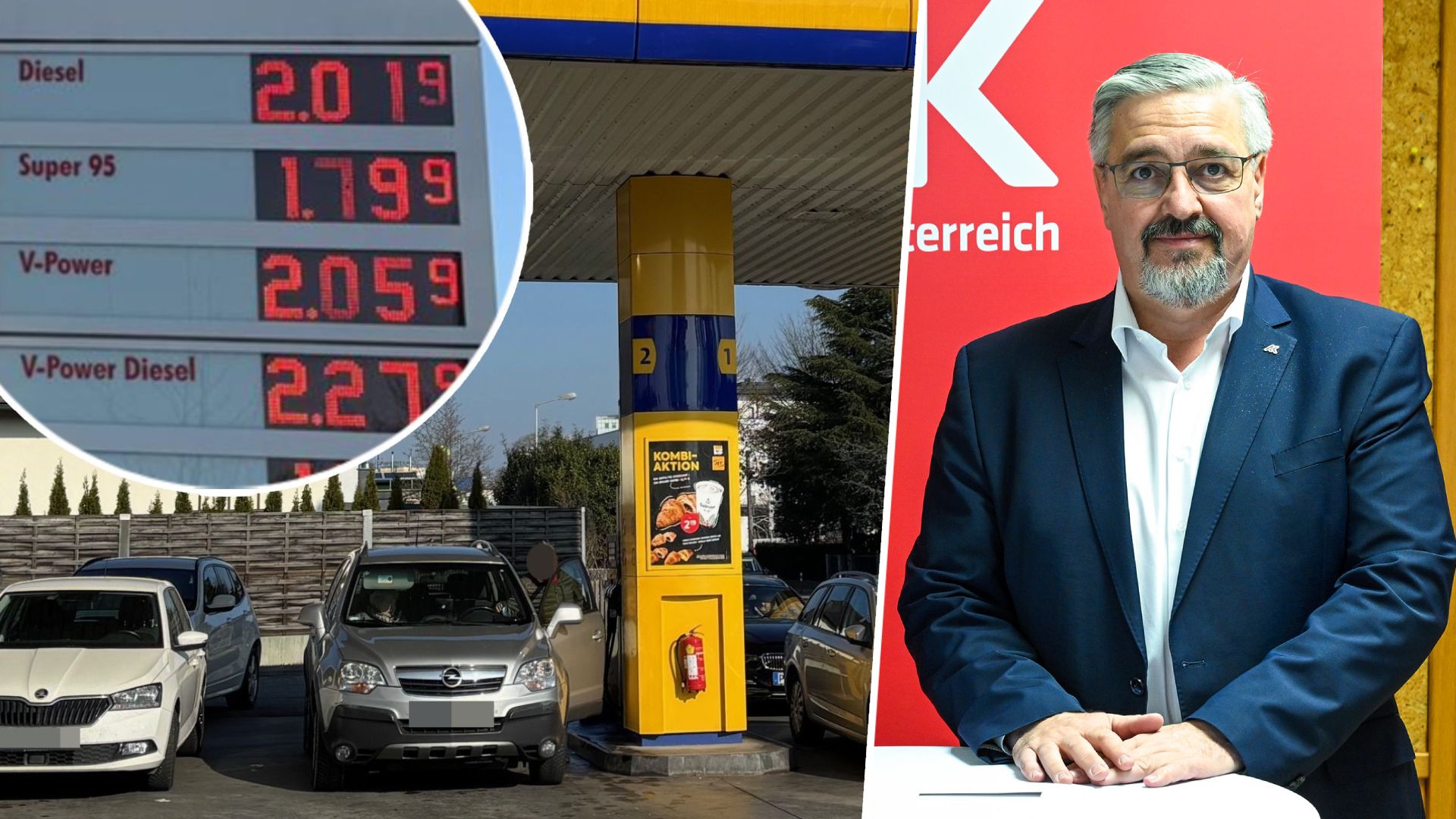 Appelliert an den Bund, gezielt in die Spritpreise einzugreifen: AK-OÖ-Präsident Andreas Stangl.