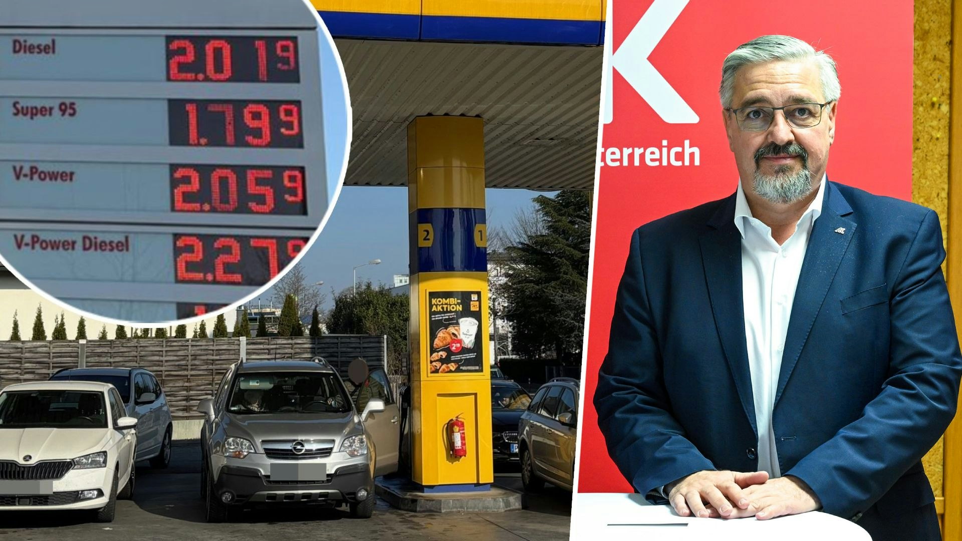 Appelliert an den Bund, gezielt in die Spritpreise einzugreifen: AK-OÖ-Präsident Andreas Stangl.