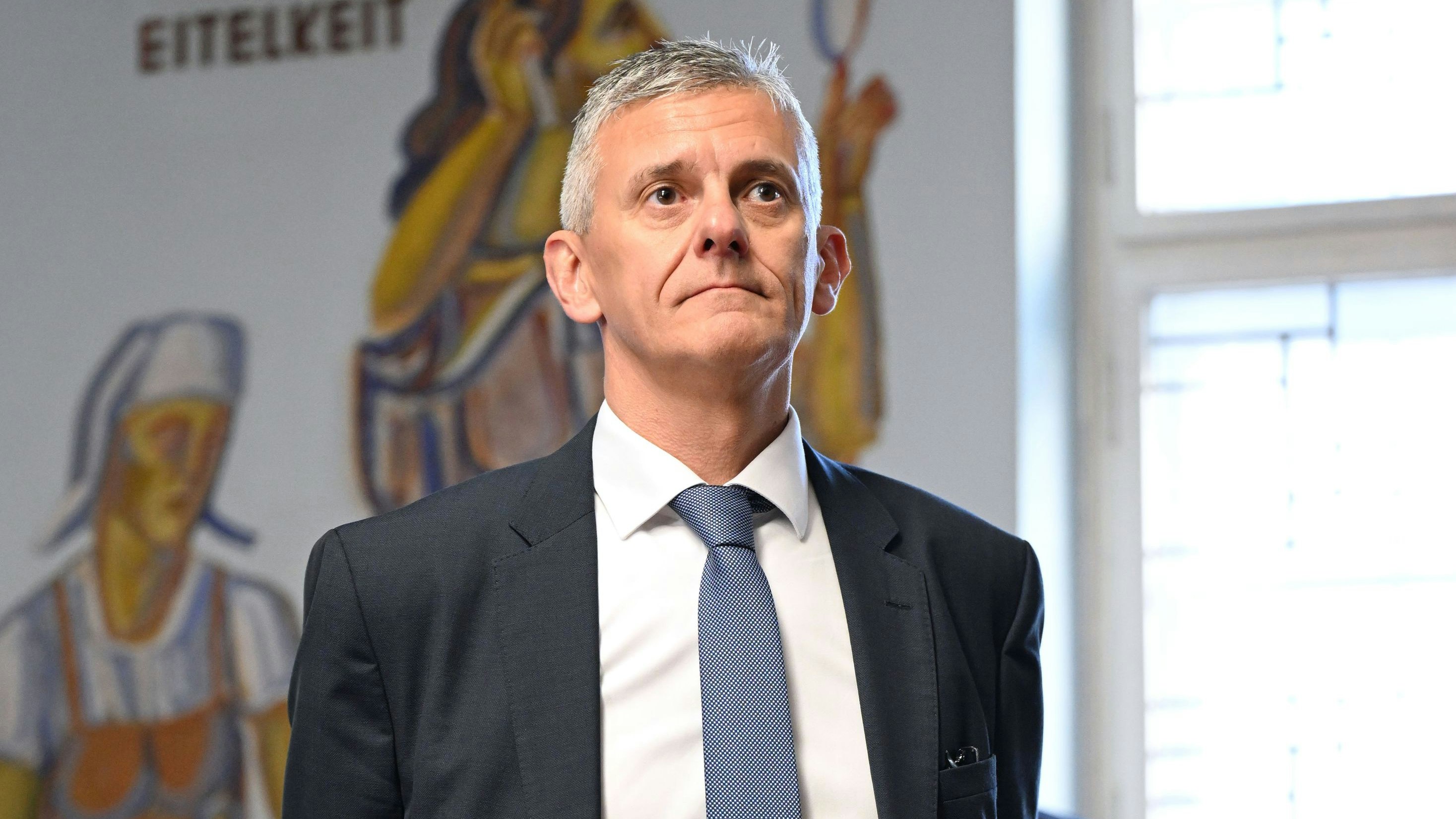 René Schimanek am Mittwoch, 11. März 2026: Er musste sich am Landesgericht Krems verantworten.