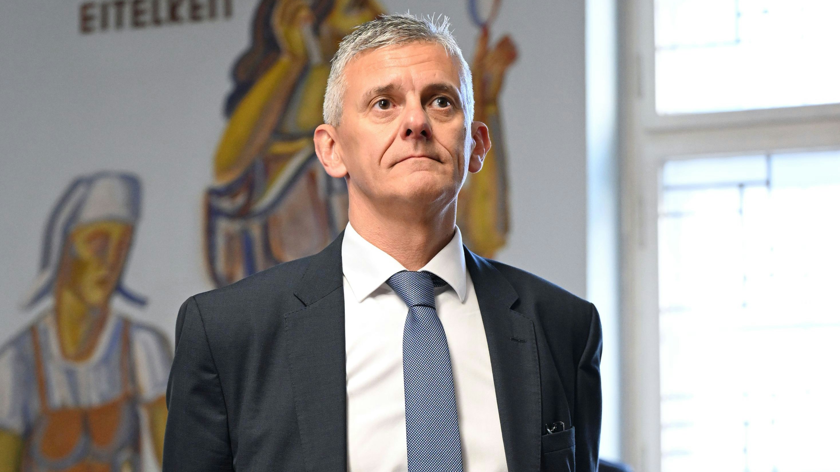 René Schimanek am Mittwoch, 11. März 2026: Er musste sich am Landesgericht Krems verantworten.