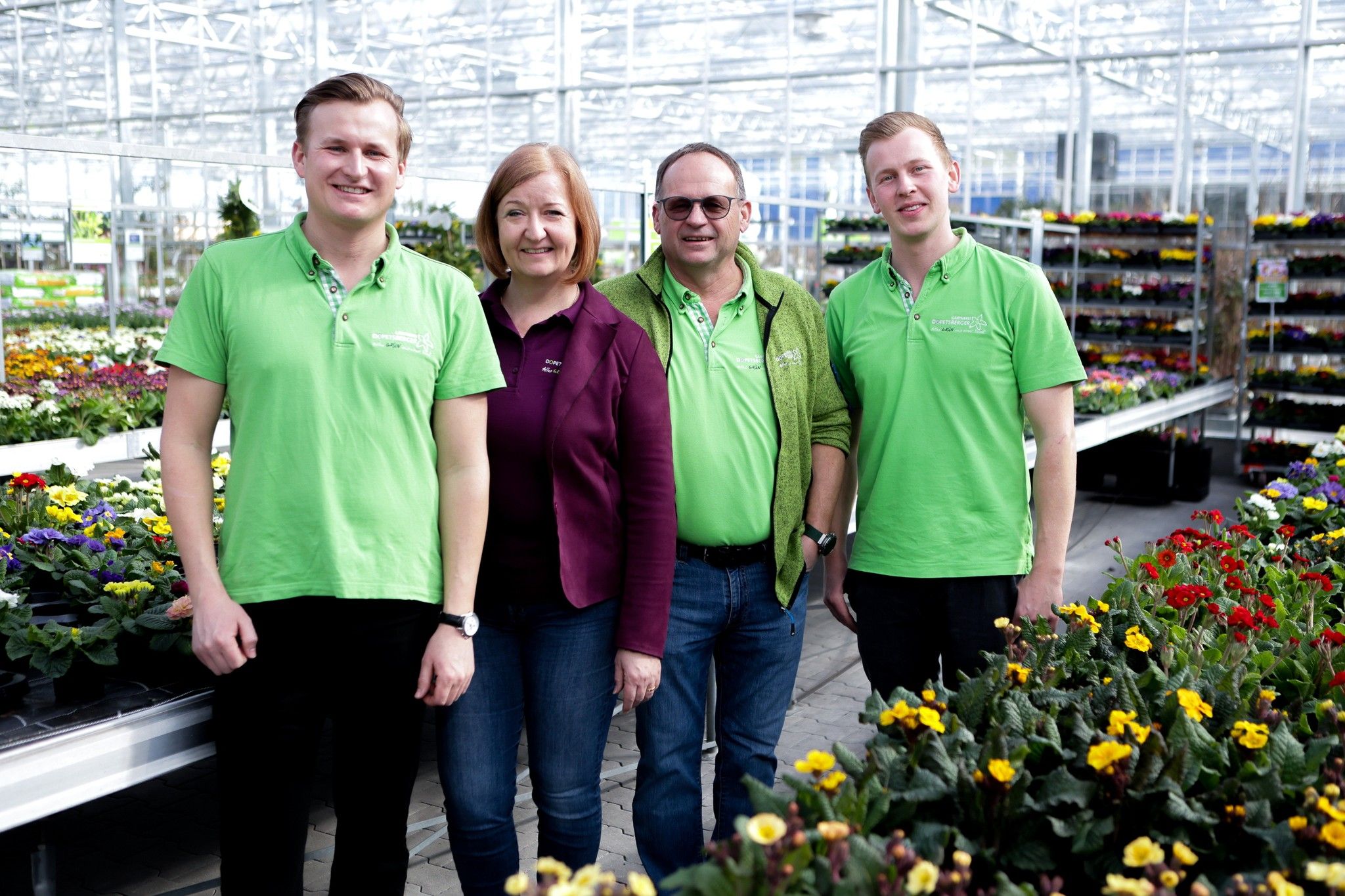 v.l.: Martin, Elke, Thomas und Michael Dopetsberger