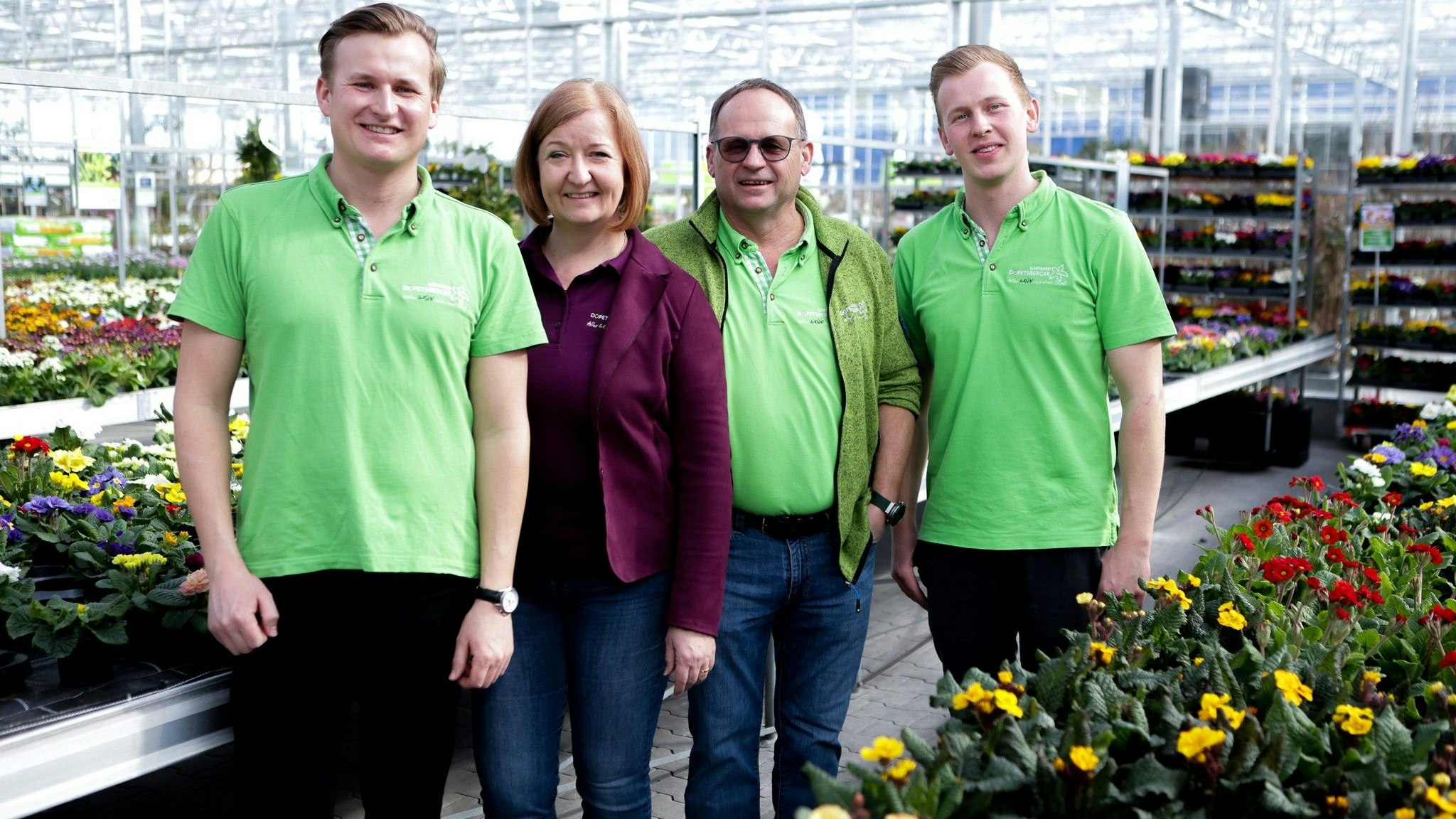 v.l.: Martin, Elke, Thomas und Michael Dopetsberger