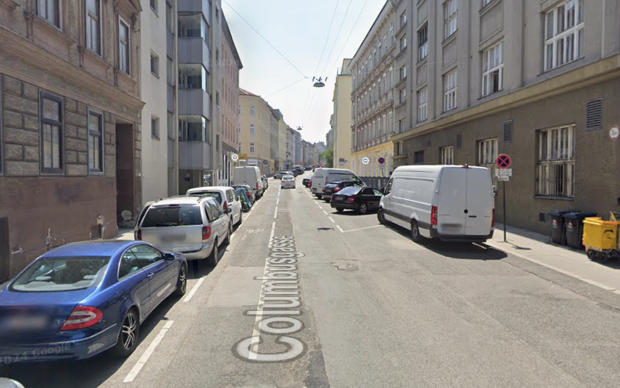 Der brutale Vorfall ereignete sich in der Wiener Columbusgasse. 