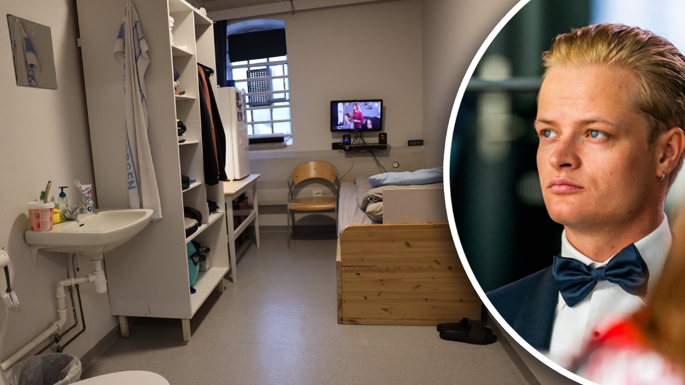In Norwegen gibt es keine extra Untersuchungshaft. Marius sitzt deshalb mit verurteilten Straftätern zusammen. Das Bild zeigt eine normale Zelle aus der Einrichtung und stammt von der Gefängnisleitung.