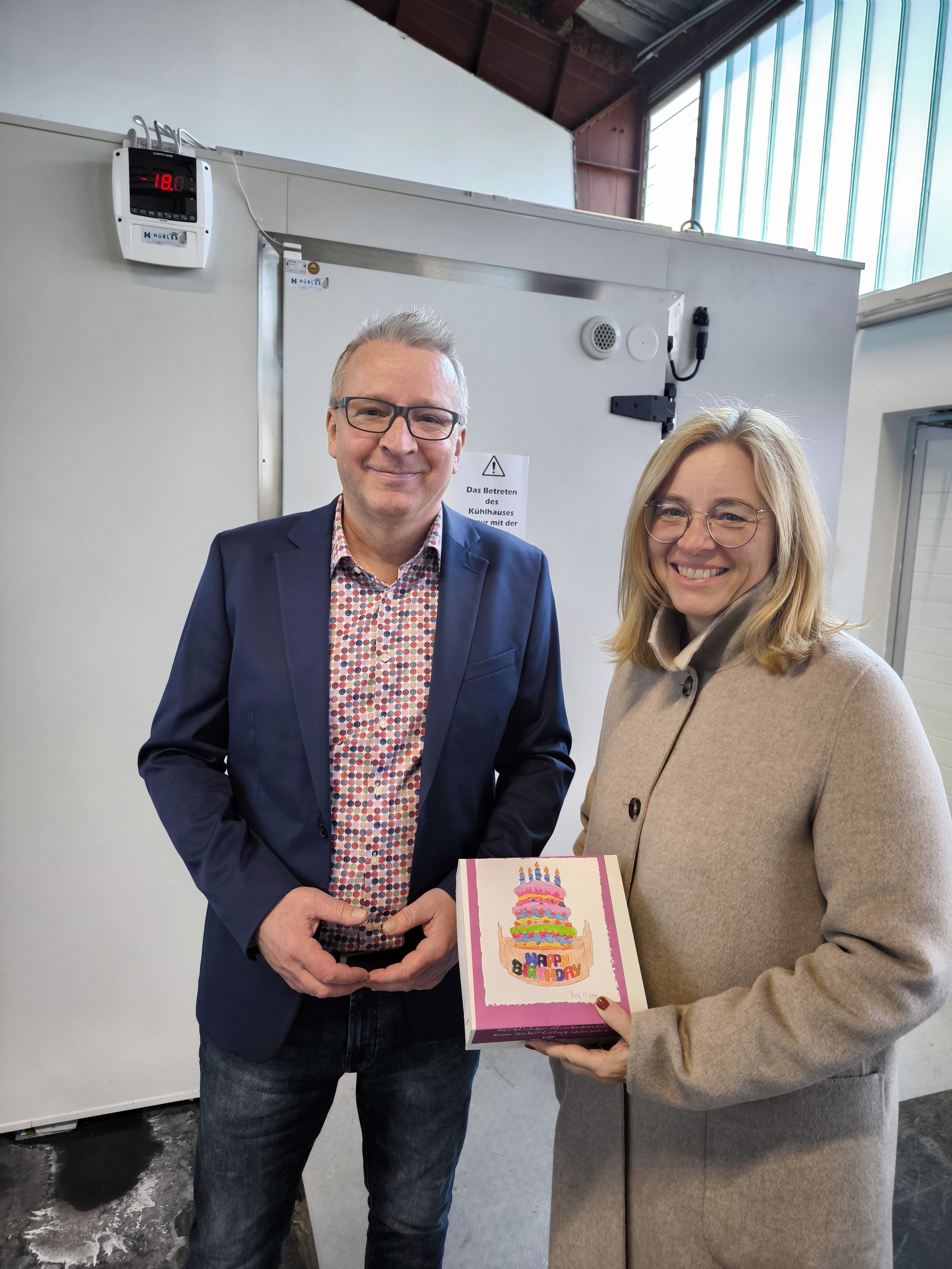 Mahlzeit-Chef Markus Baumann, Welser Vbgm. Christa Raggl-Mühlberger (FPÖ)