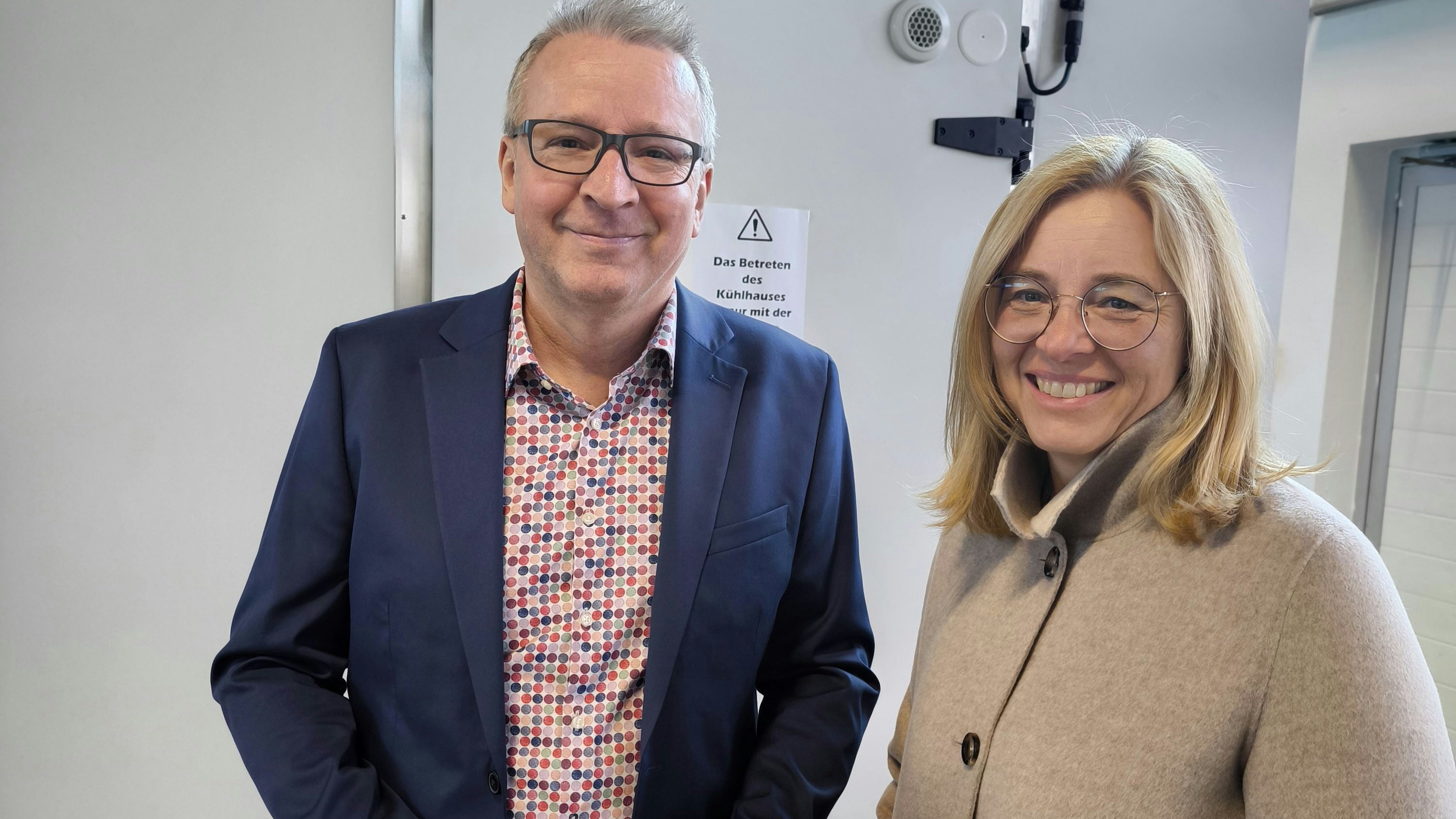 Mahlzeit-Chef Markus Baumann, Welser Vbgm. Christa Raggl-Mühlberger (FPÖ)