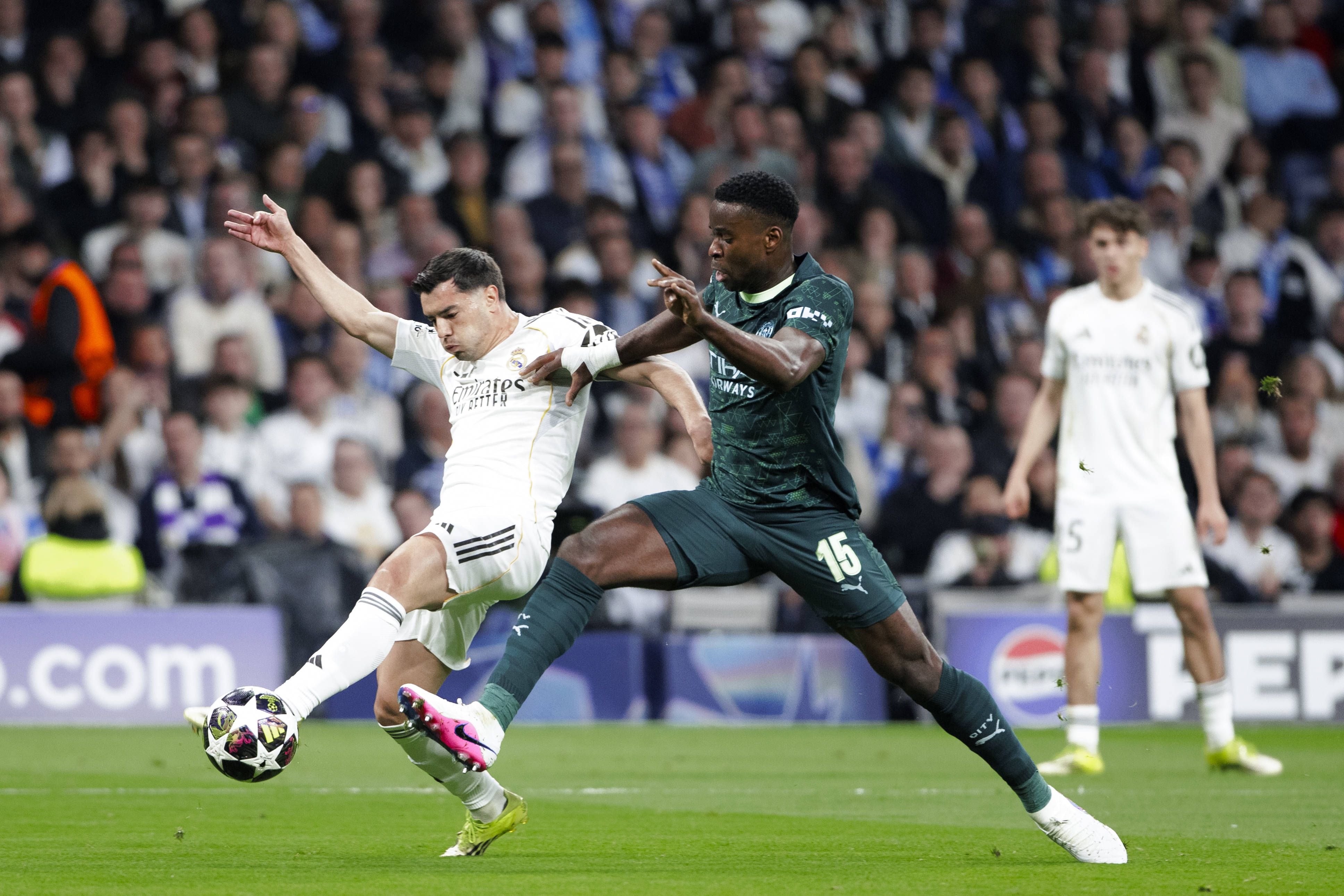 Umkämpfte Partie zwischen Real und Man City.