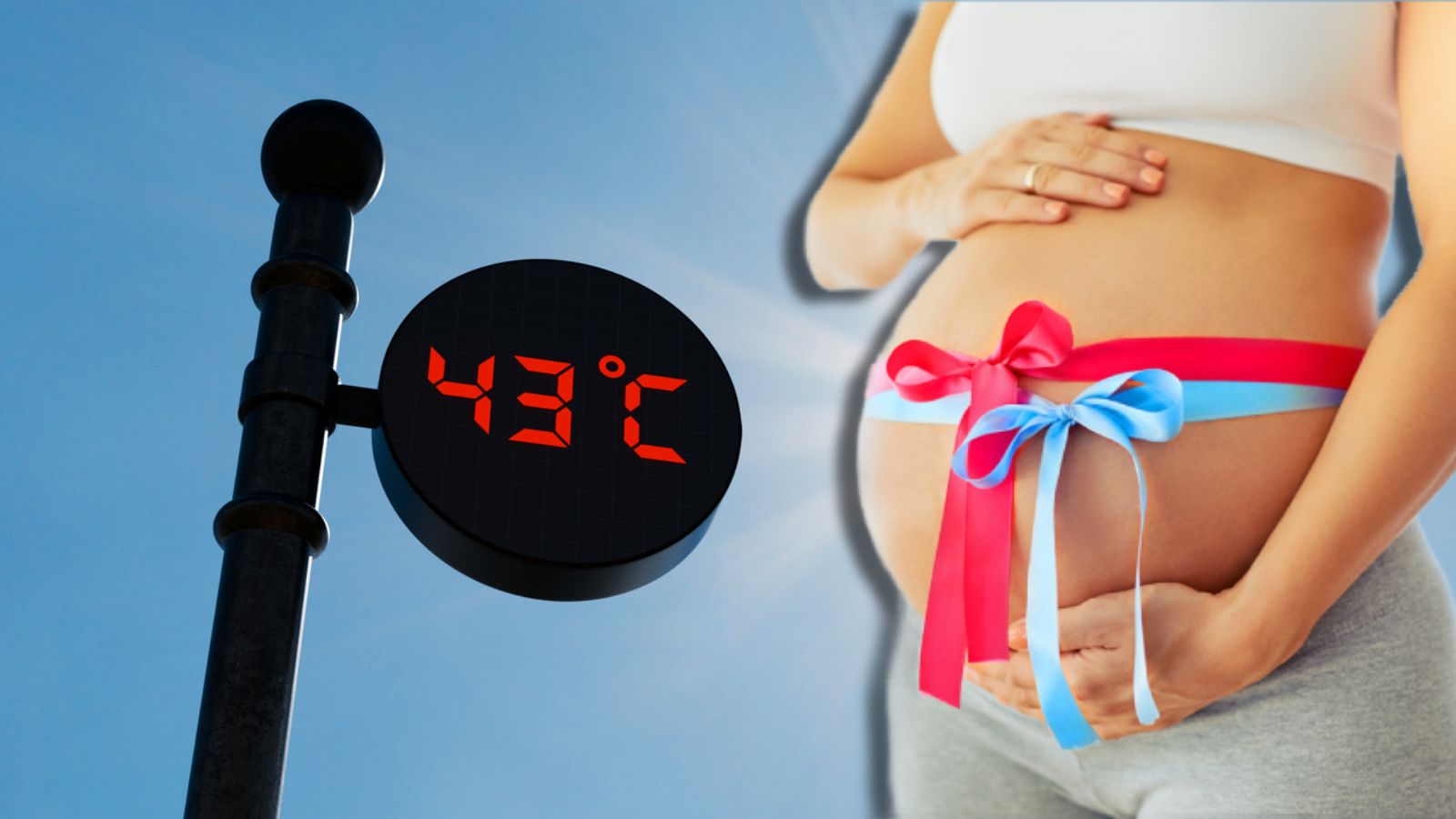 Hohe Temperaturen erhöhen das Risiko für Fehlgeburten – vor allem bei männlichen Babys.