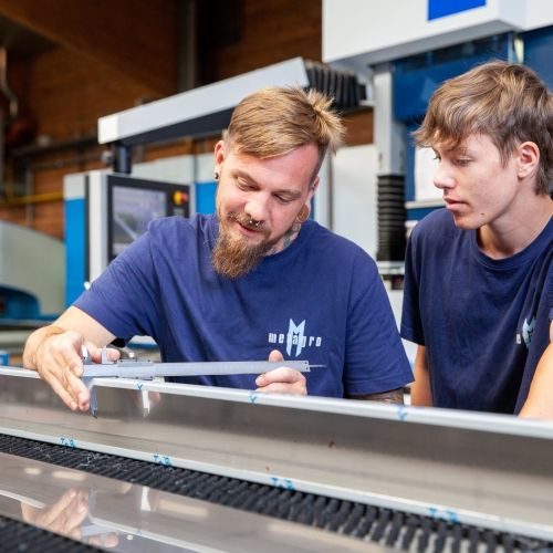 Metagro bildet seit 1975 kontinuierlich Lehrlinge aus.