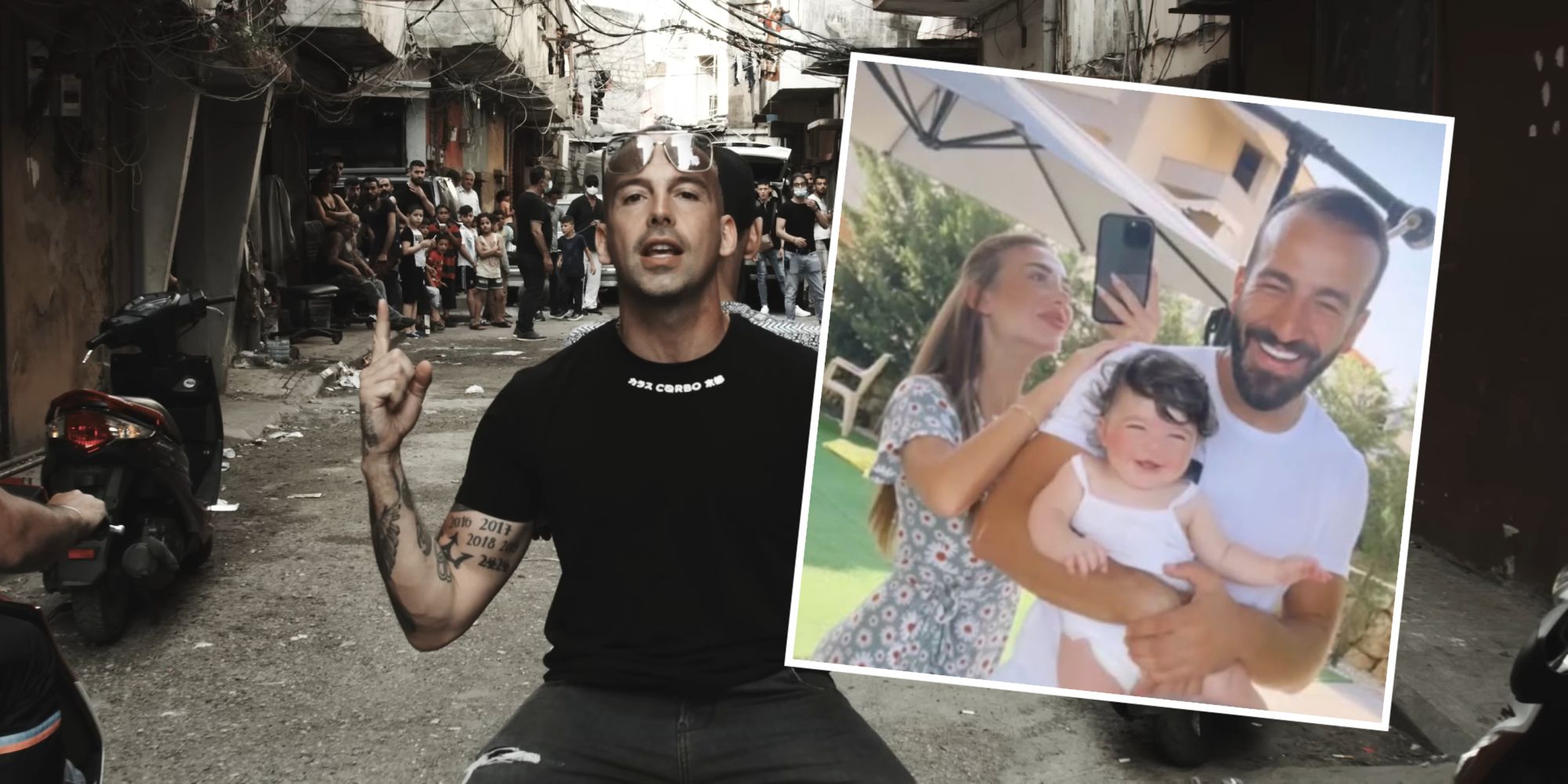 Mohammed half RAF Camora bei dem Video zu 