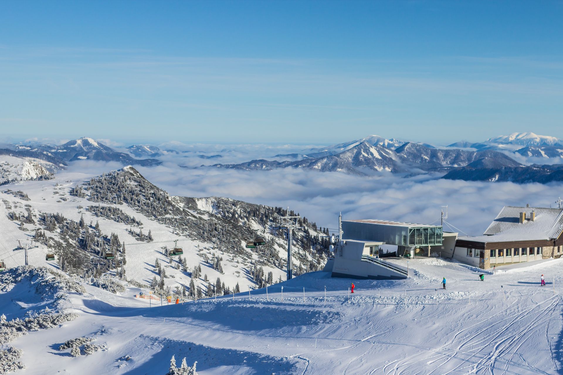 Skigebiet Hochkar der Ybbstaler Alpen