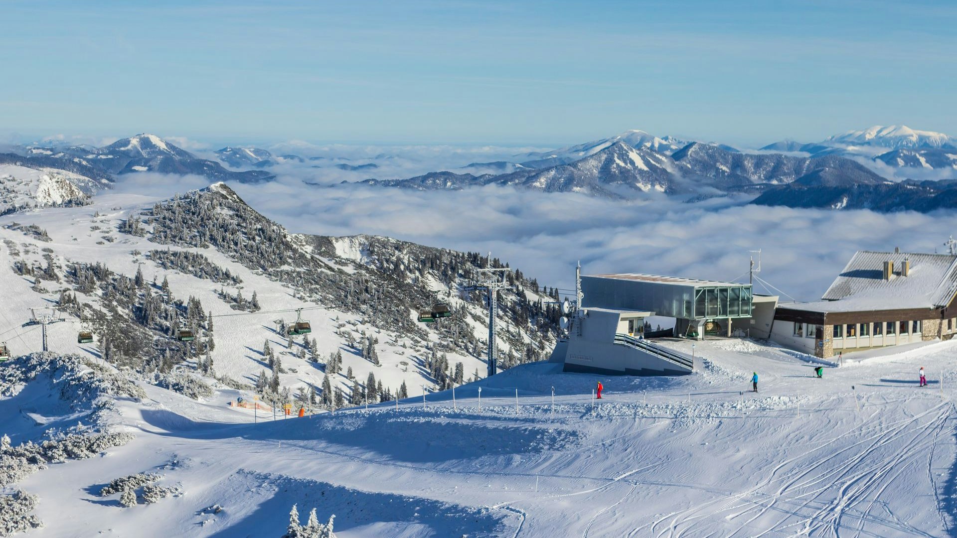 Skigebiet Hochkar der Ybbstaler Alpen