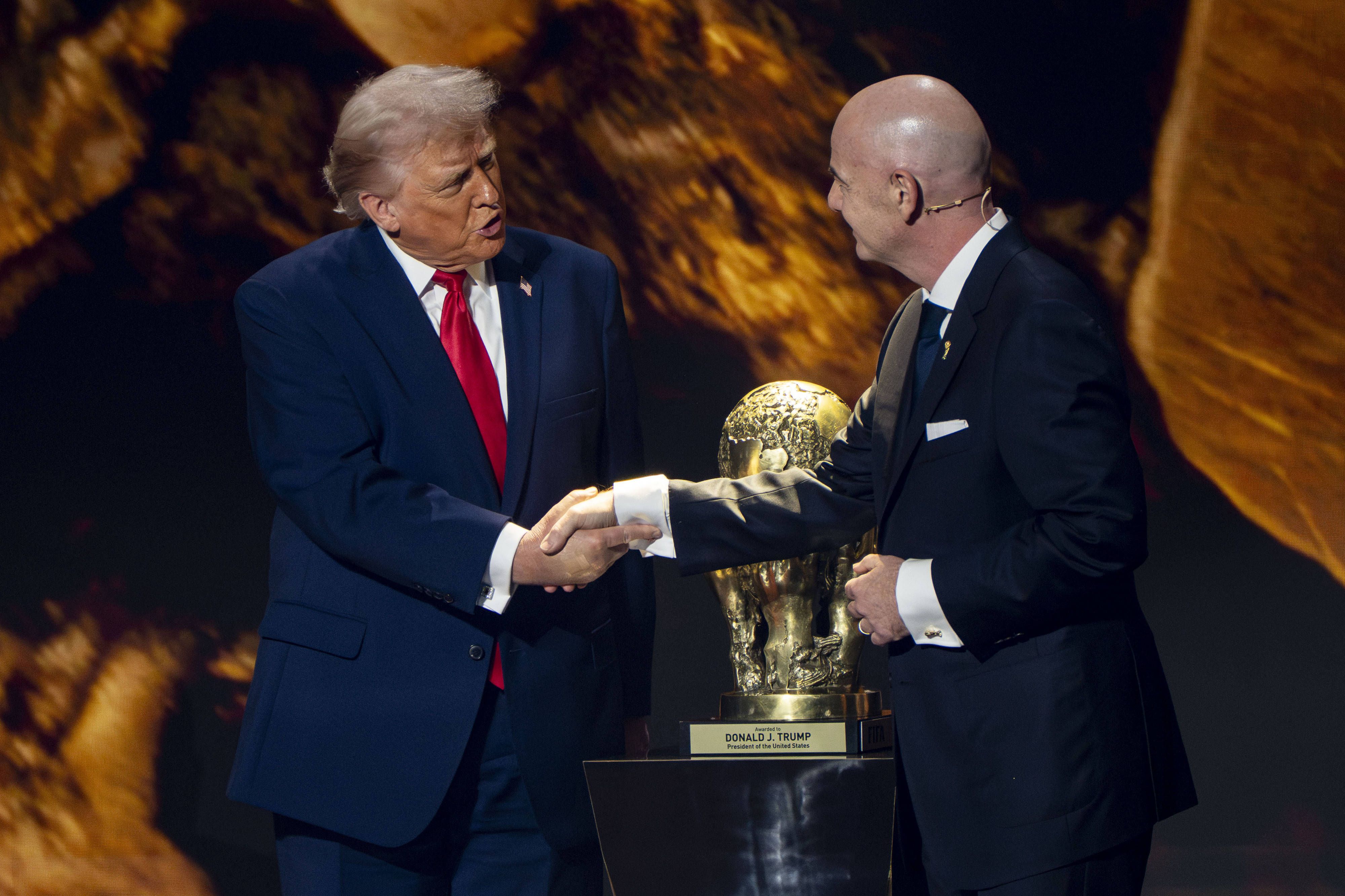 US-Präsident Donald Trump und FIFA-Boss Gianni Infantino. 