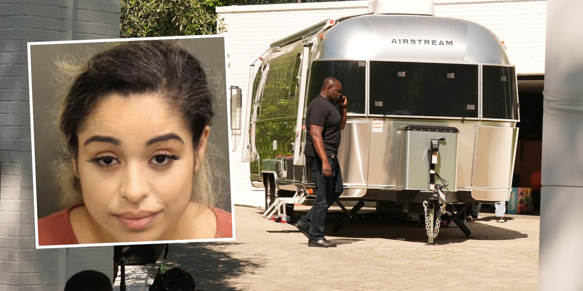 Ivanna feuerte auf die Villa und einen Wohnwagen.