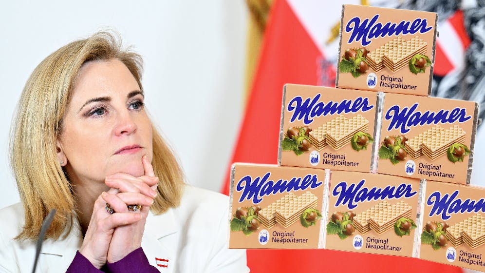 Für den Nationalfeiertag und andere Anlässe wurden tausende Packungen Mannerschnitten um mehr als 2.600 Euro angeschafft.