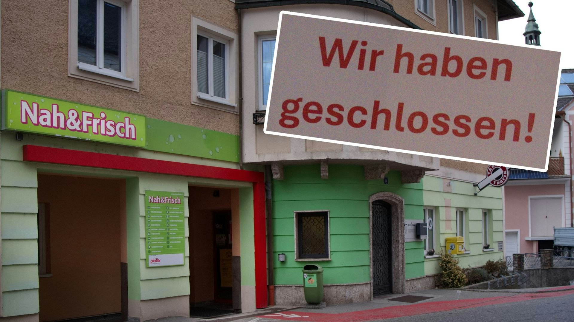 Bitter für Steinbach (Bez. Steyr-Land): Der Nah&Frisch musste schließen.