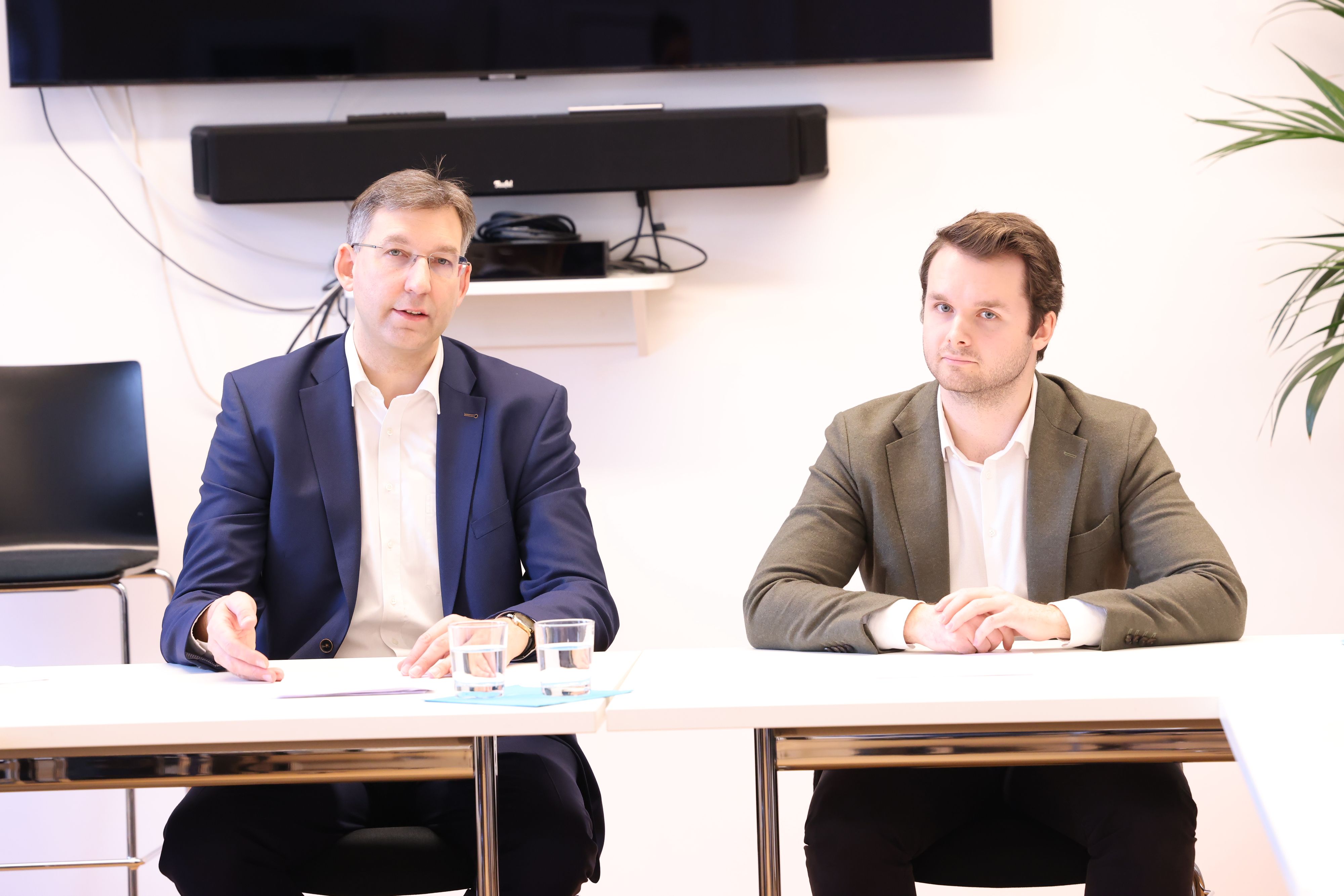 Wiens ÖVP-Chef Markus Figl (l.) und Wiens ÖVP-Klubchef Harald Zierfuß