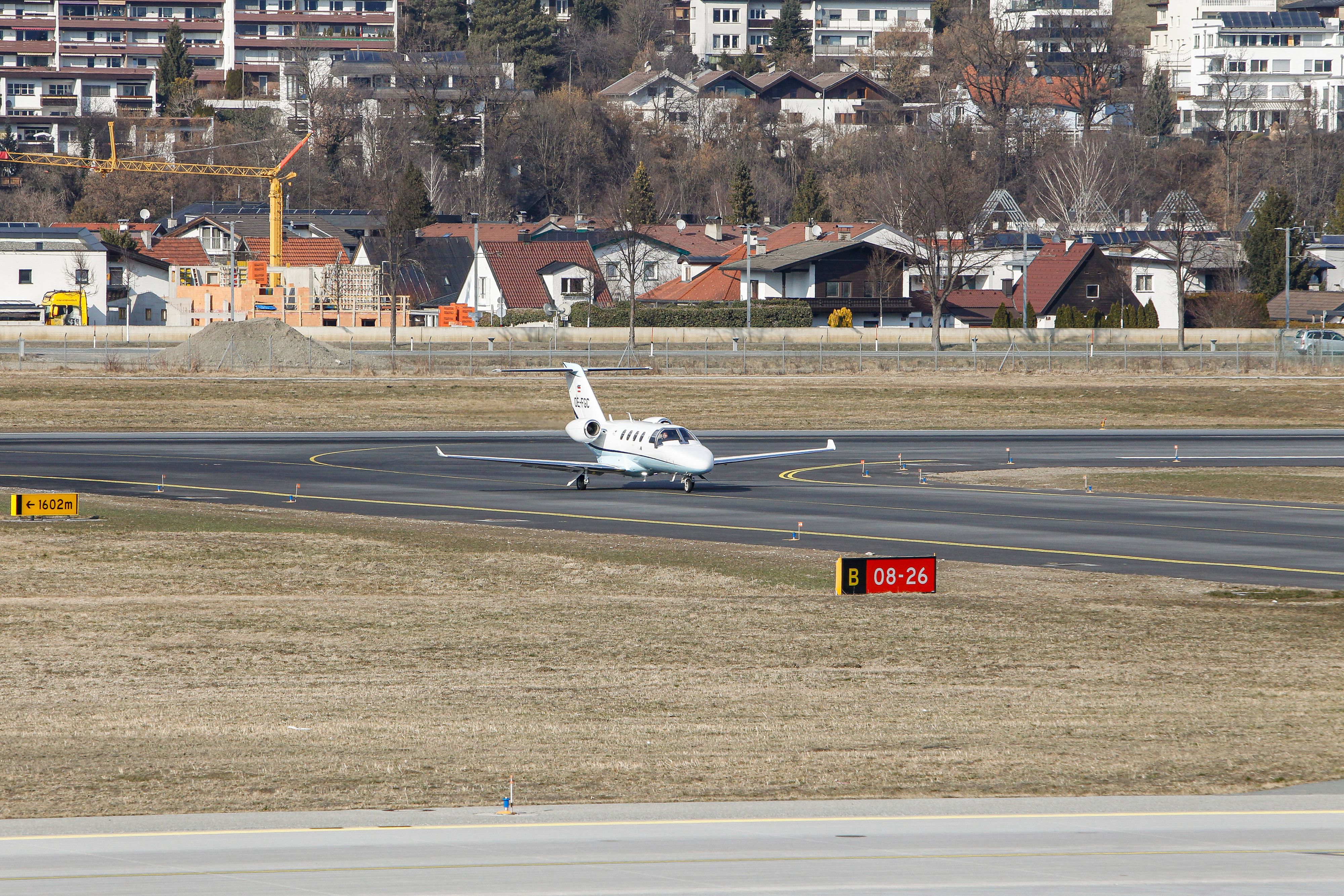 Der Vorfall ereignete sich am Flughafen Innsbruck.