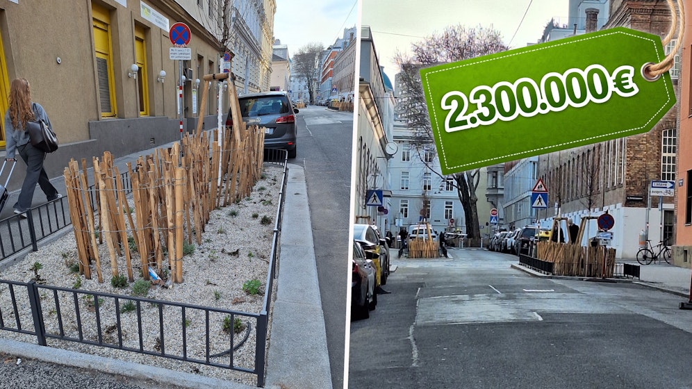 Parkplatz-Ärger am Wiener Alsergrund. Leserin Marion gibt auf, bewegt ihren Wagen nicht mehr fort.