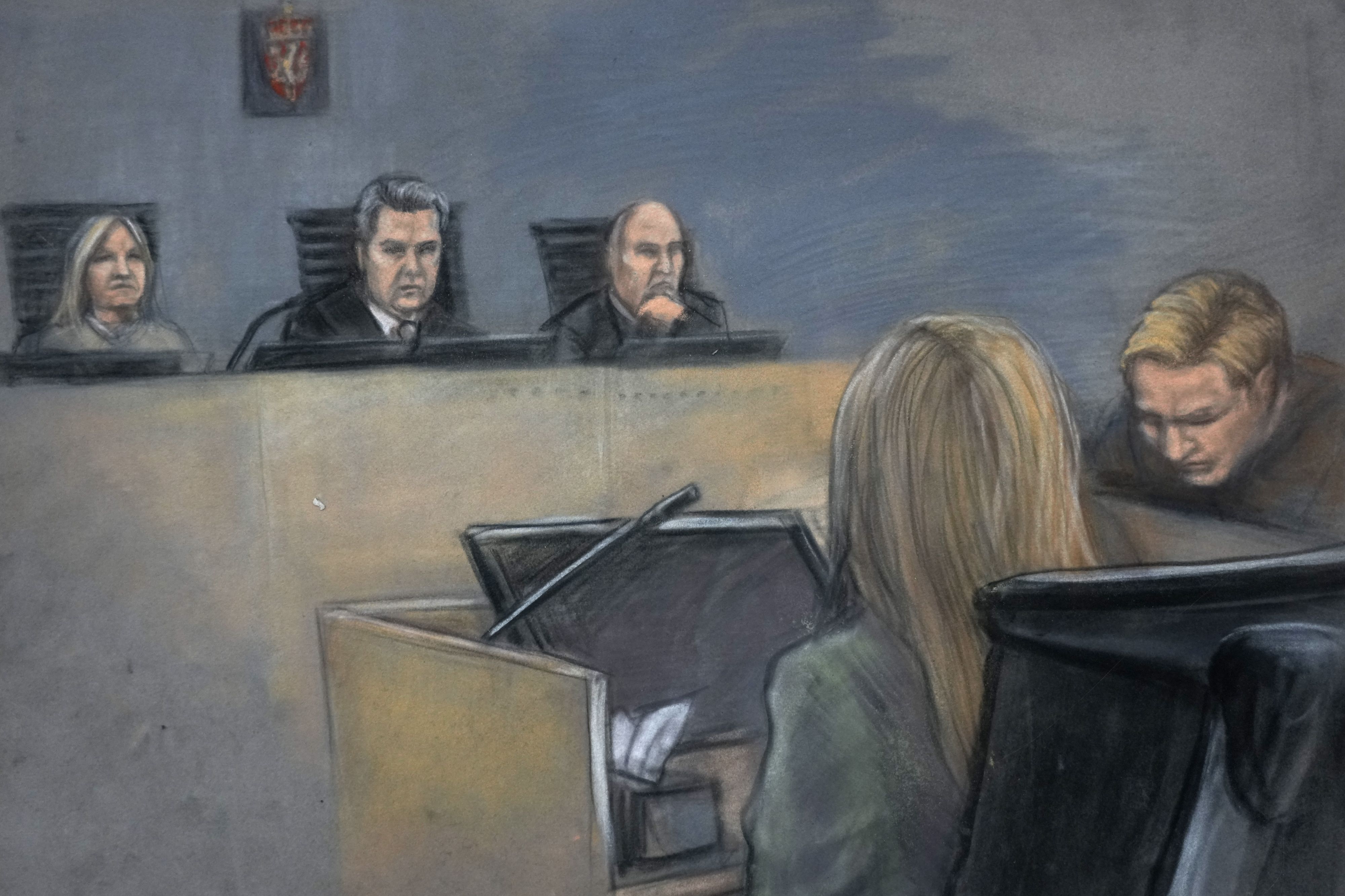 Vor Gericht darf nicht fotografiert werden.