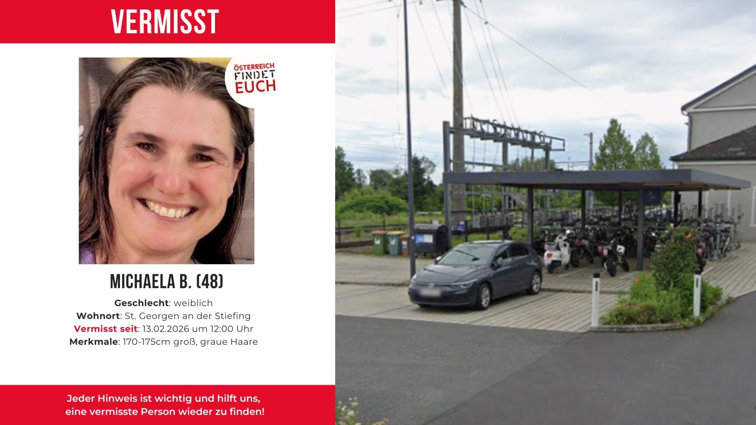 Michaela B. wird vermisst.