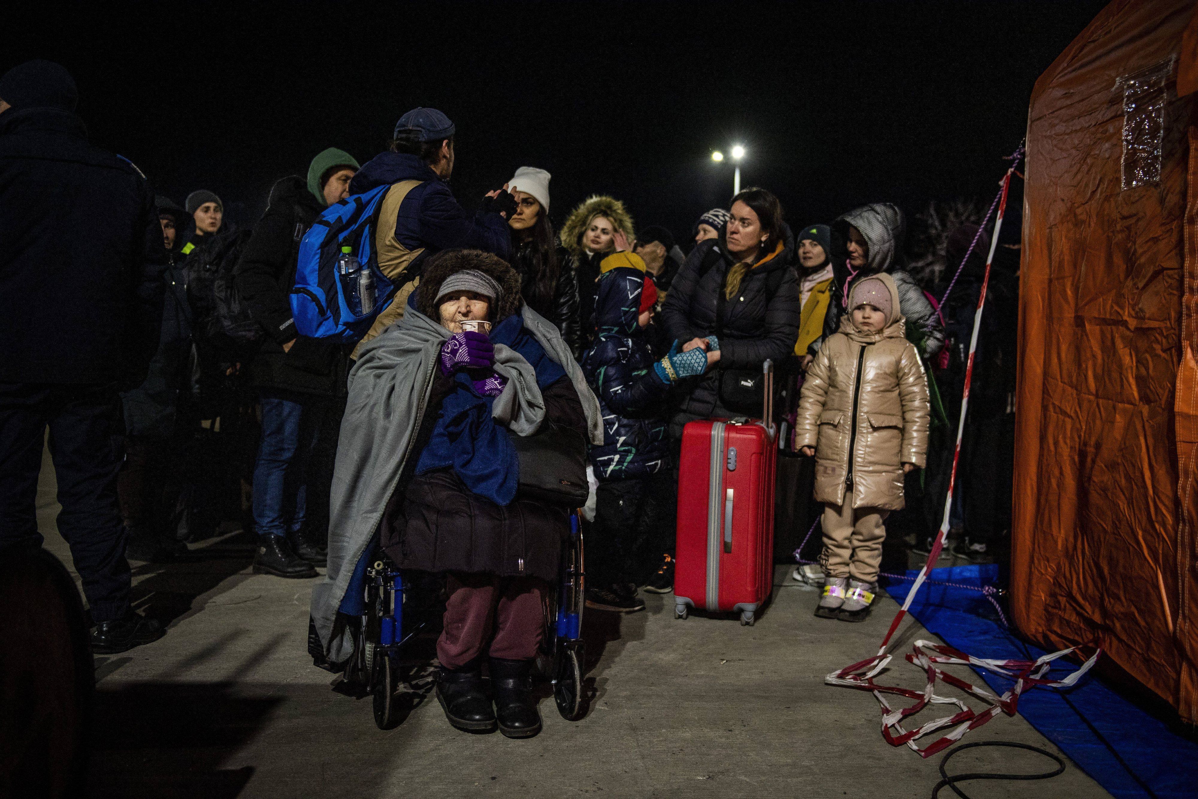 Viele Ukraine-Flüchtlinge wissen nicht mehr, wohin sie sollen. (Symbolbild)