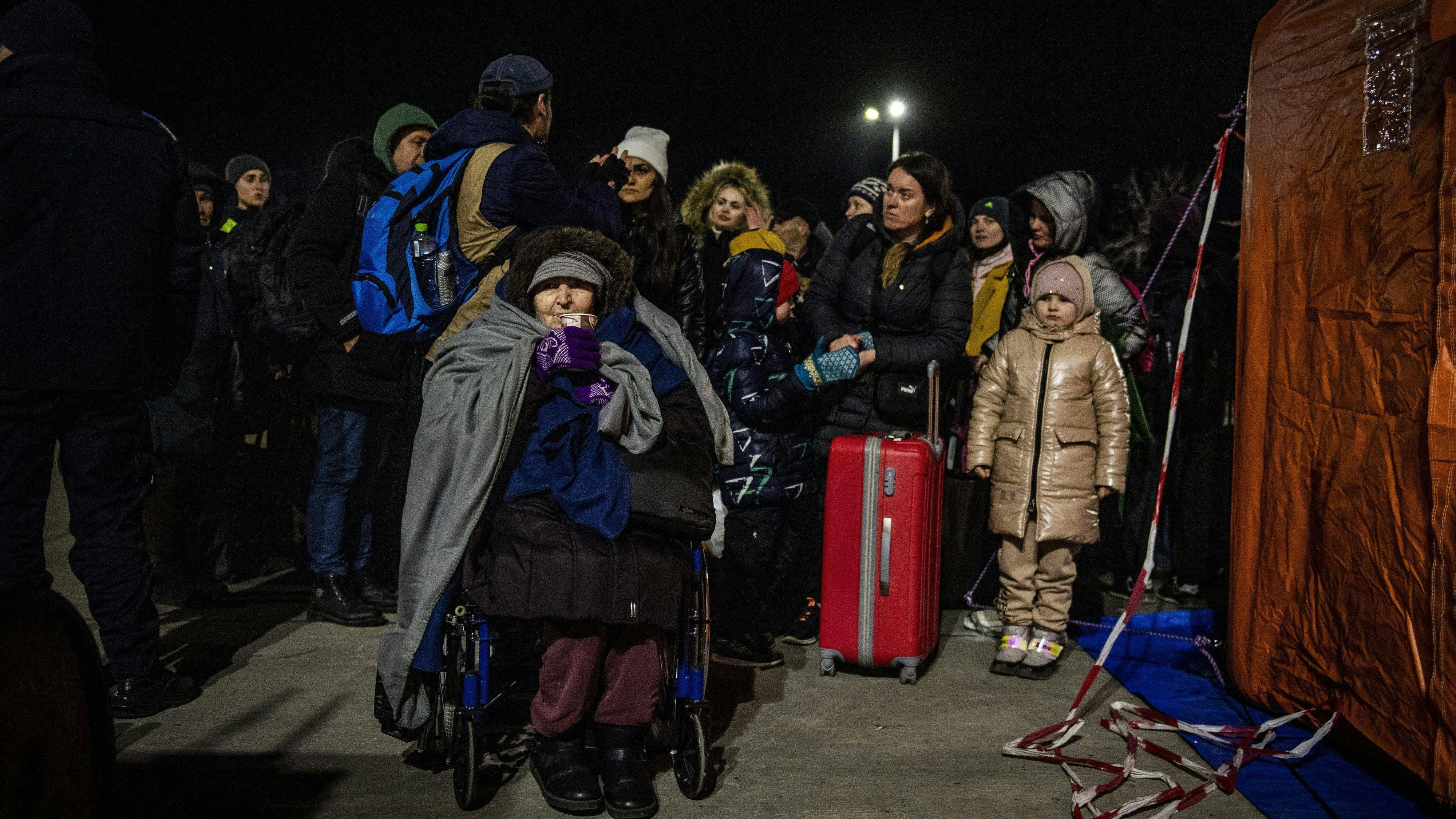 Viele Ukraine-Flüchtlinge wissen nicht mehr, wohin sie sollen. (Symbolbild)
