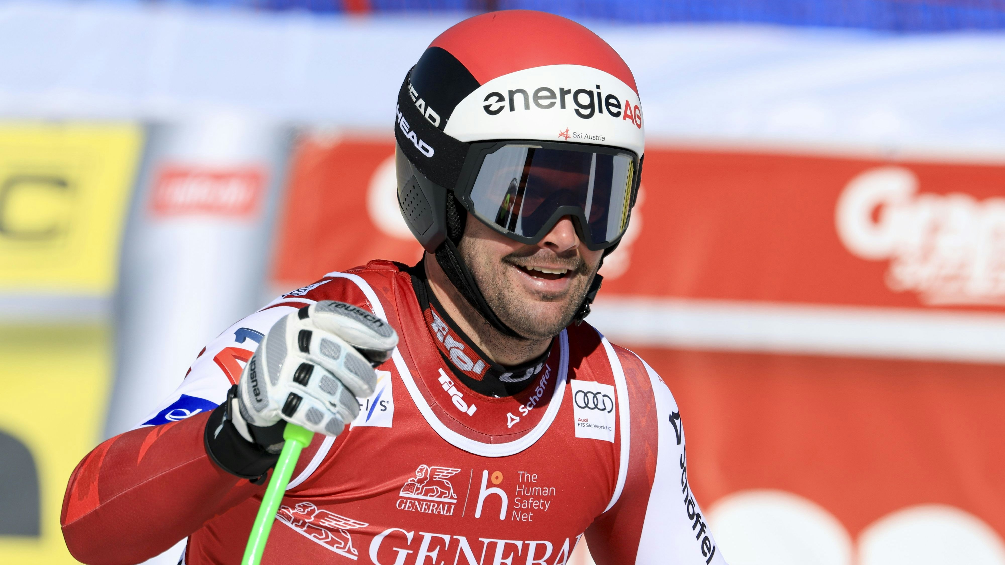 Vincent Kriechmayr holte den ersten Abfahrtssieg für ÖSterreich nach 1094 Tagen. 